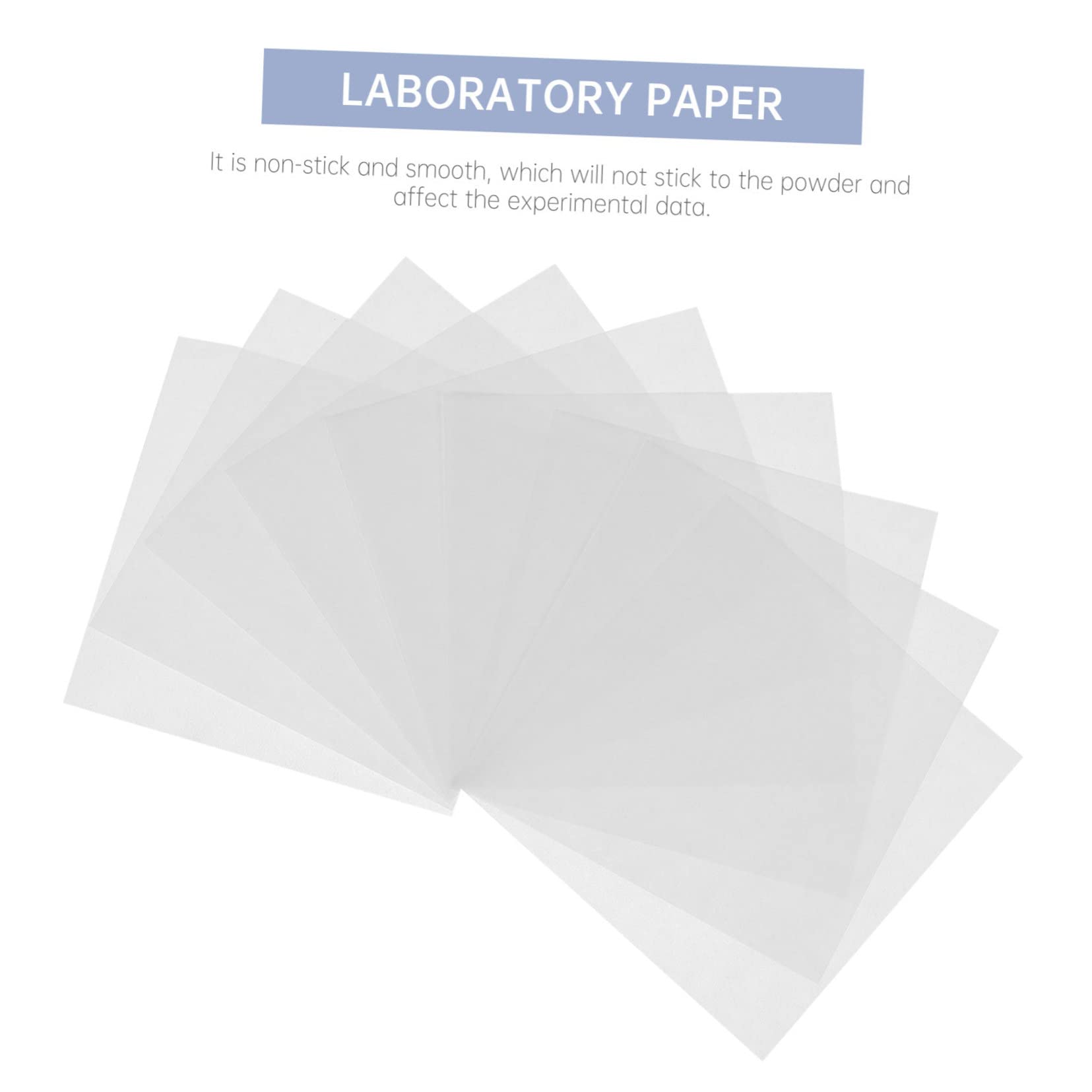 1000 Sheets Non-Stick Weighing Paper - Glossy Anti-Static Lab Weigh Boat for Precise Measurements | Ideal for Laboratory, Chemistry Experiments & Sample Transfer