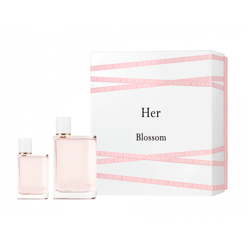 Burberry Her Blossom Gift Set 2pc - Women's Floral Perfume & Body Lotion Duo | Perfect Valentine's Day Gift & Birthday Present for Her