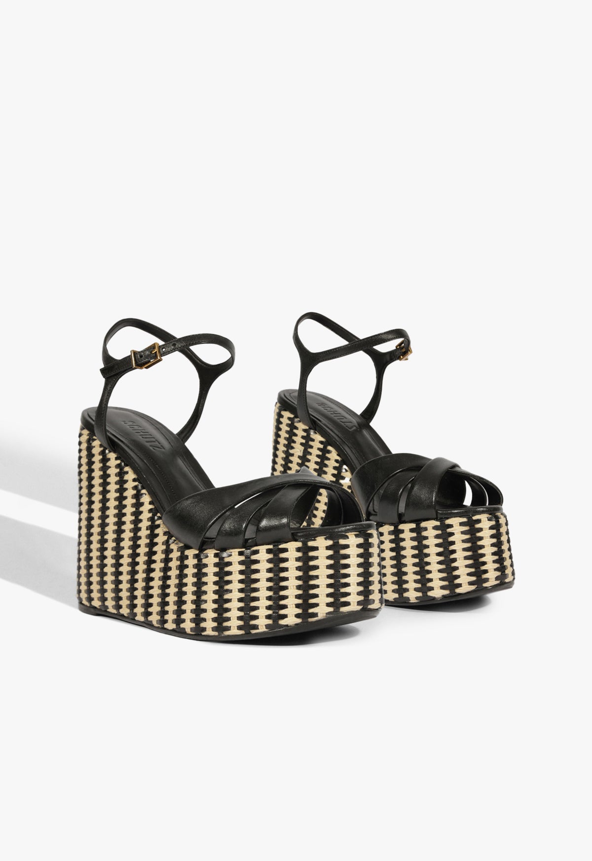 Keefa Platform Atanado Leather Sandal with 2.5 Inch Heel - Women's Comfortable High Heel Sandals for Summer, Beach, Party & Casual Wear (Style S2210200200003)