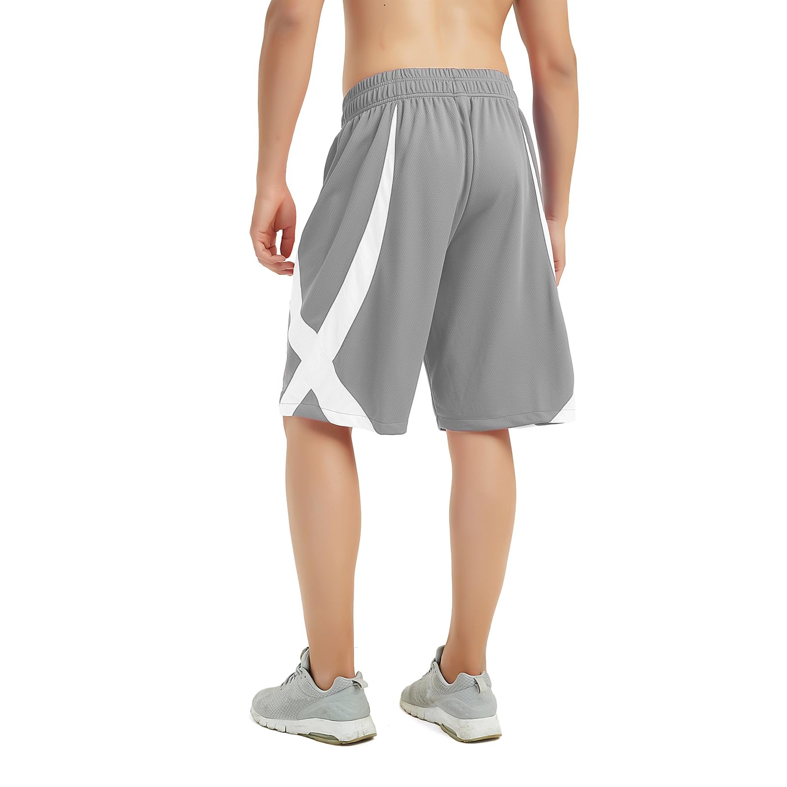 TopTie Men's Lounge Walking Shorts - Comfortable Pajama Active Shorts for Workout, MMA Training & Flag Football - Breathable No Pocket Design - Perfect for Gym, Home & Outdoor Activities