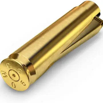50 Cal Brass Lighter - Windproof Refillable Butane Lighter for Outdoor Camping, Hiking, BBQ & Survival Gear