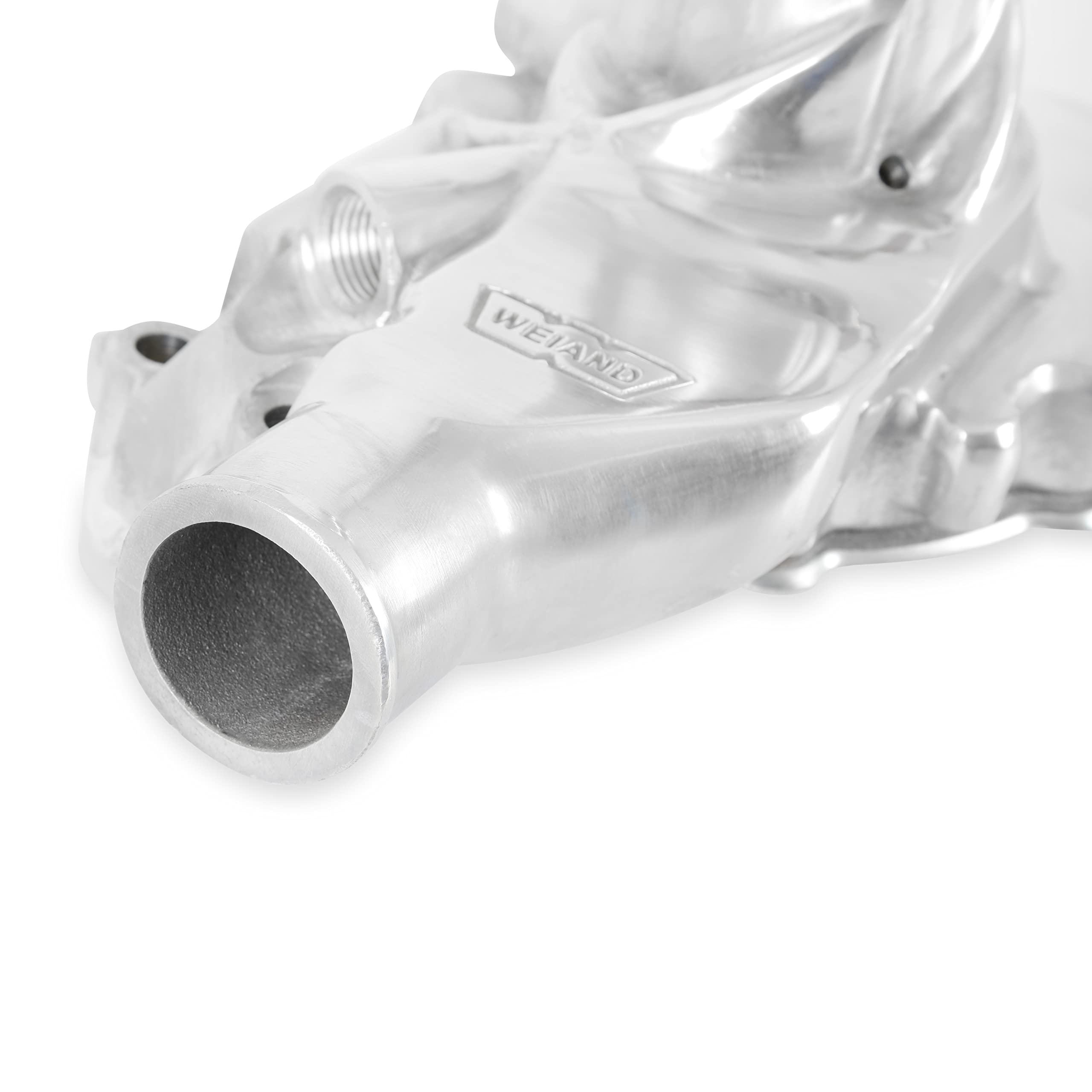 Weiand 9208P High Performance Water Pump - Aluminum Alloy, Universal Fit for Chevy, Ford, Dodge - Perfect for Hot Rods, Muscle Cars & Engine Upgrades