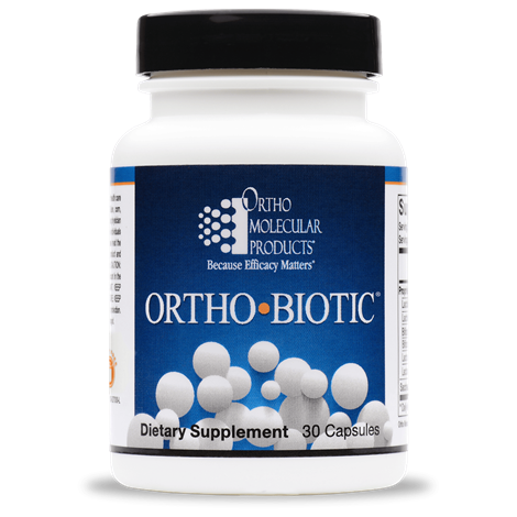 OrthoMolecular Products Ortho Biotic® Probiotic Capsules - Supports Digestive Health & Immune System - Ideal for Daily Gut Wellness & Travel