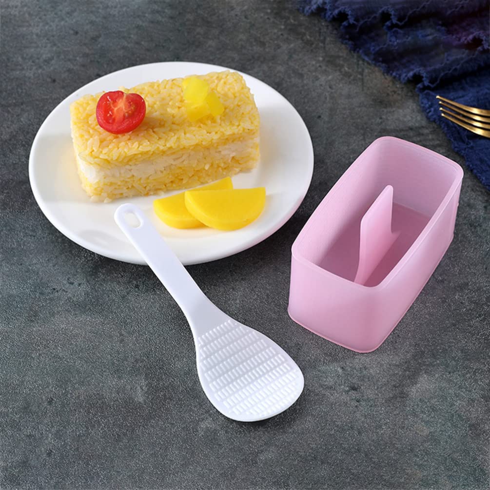 Mipcase 2-Piece Japanese Sushi Rice Ball Mold Kit - DIY Sushi Maker, Onigiri Mold, Sushi Roller & Rice Forming Tools for Kids - BPA-Free PP Plastic, Perfect for Lunch Boxes, Parties & Cooking Classes