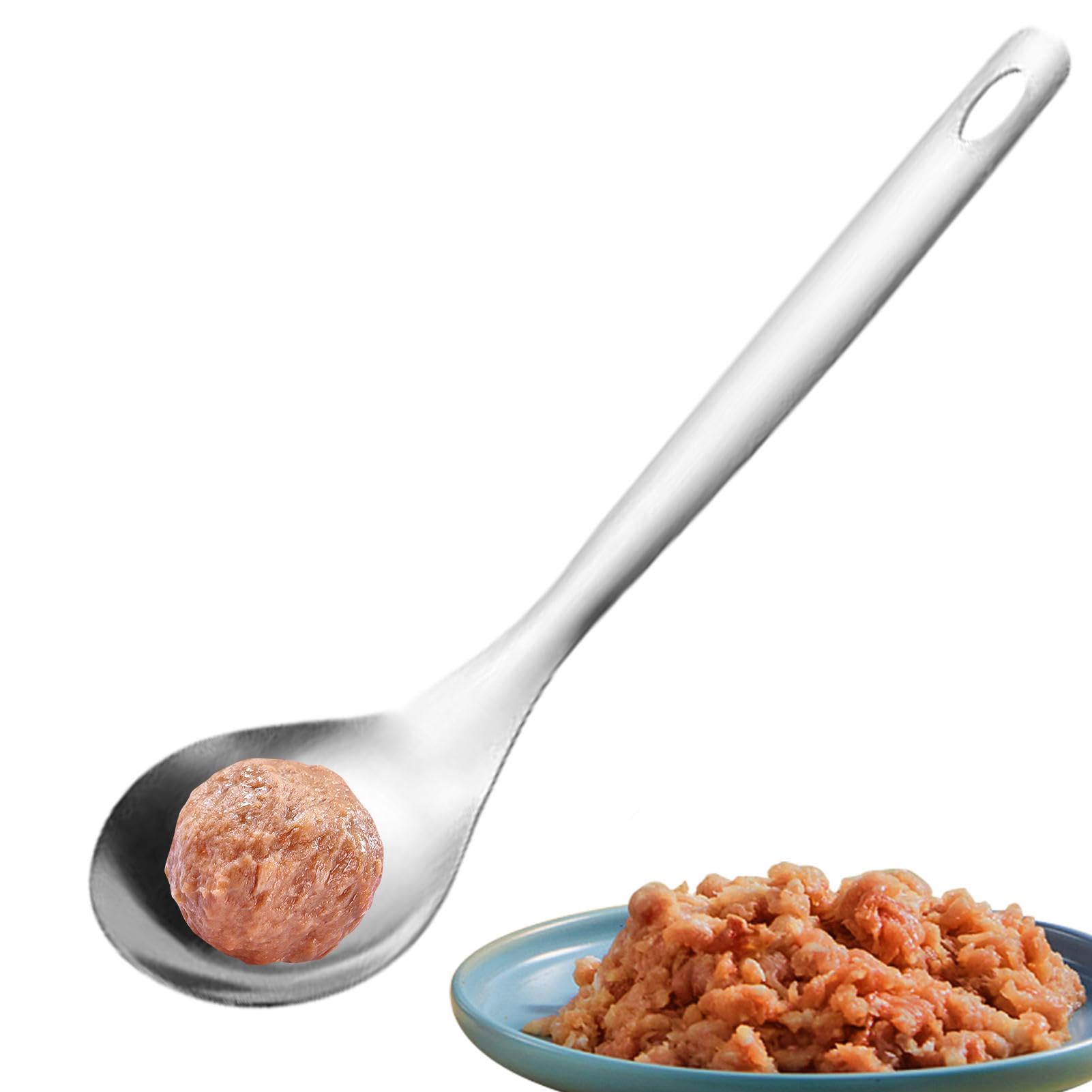 Stainless Steel Meatball Maker Tool - Kitchen Scoop for Perfect Meatballs, Rice Balls, Ice Cream & Chocolate - Ideal for Home Cooking, Meal Prep & Party Food Serving