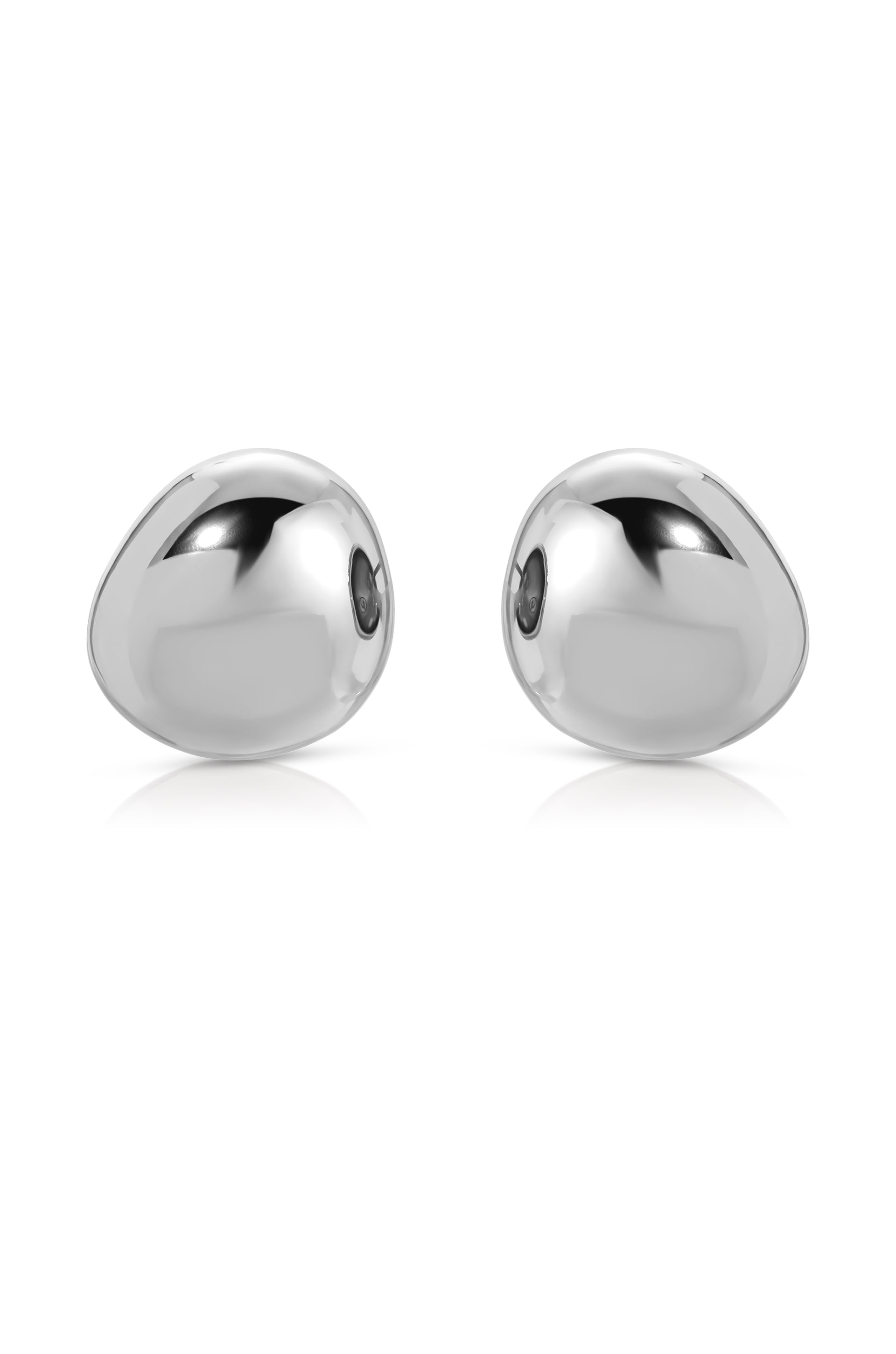 Polished Pebble Stud Earrings for Women - Natural Stone Dainty Jewelry - Perfect for Everyday Wear & Gift Giving
