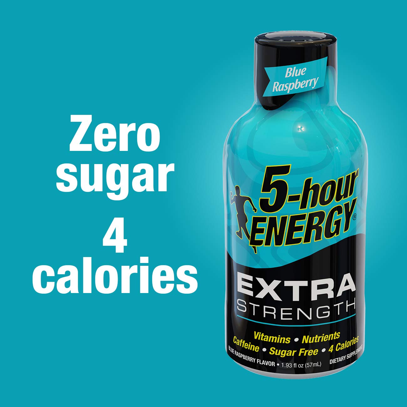 5 Hour Energy Shot Extra Strength Grape - 96 Pack of 2oz Bottles for Workout, Study & Long Drives | Caffeine & Vitamin Boost | Energy Drink Supplement
