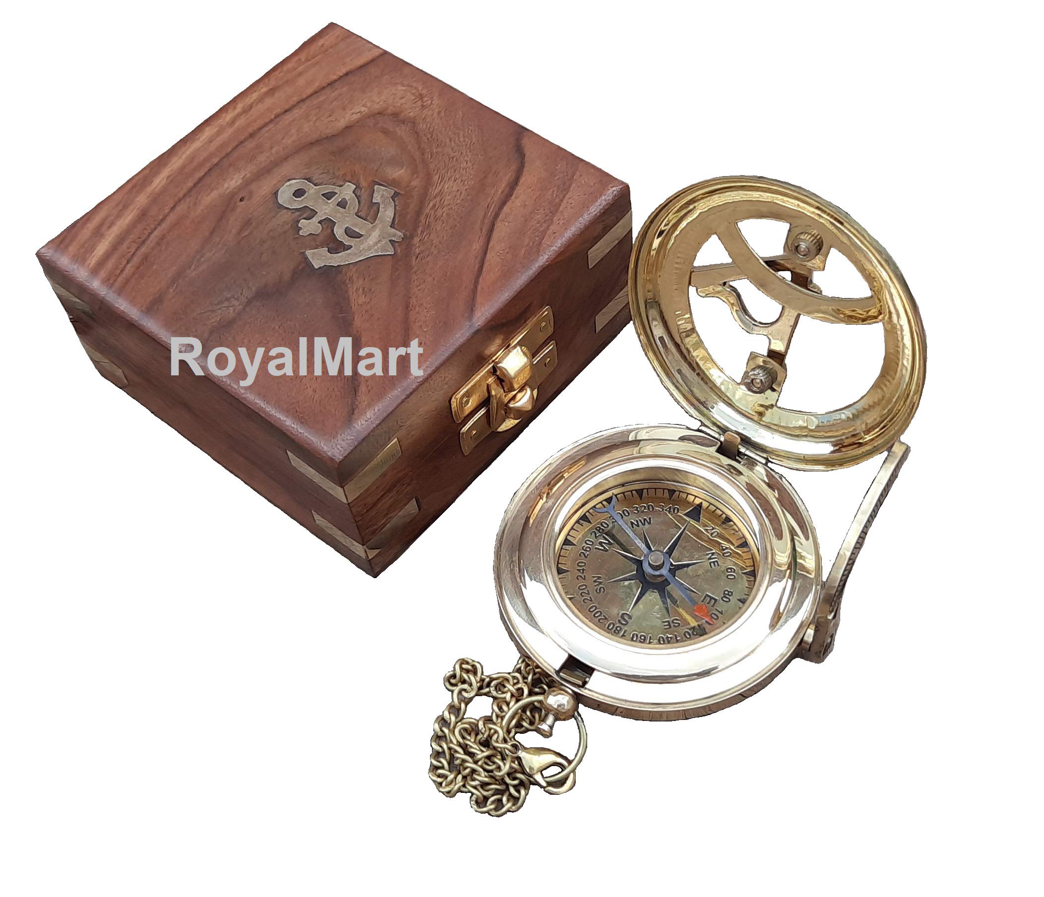 Personalized Vintage Engraved Compass - Antique Working Compass for Graduation, Anniversary, Baptism, Boy Scout & Christmas Gifts | Perfect for Outdoor Adventures, Hiking & Navigation