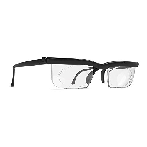 Dial Vision Adjustable Reading Glasses for Men & Women - Comfortable Lightweight Frame with Flexible Nose Pads - Perfect for Reading, Computer Work & Daily Use