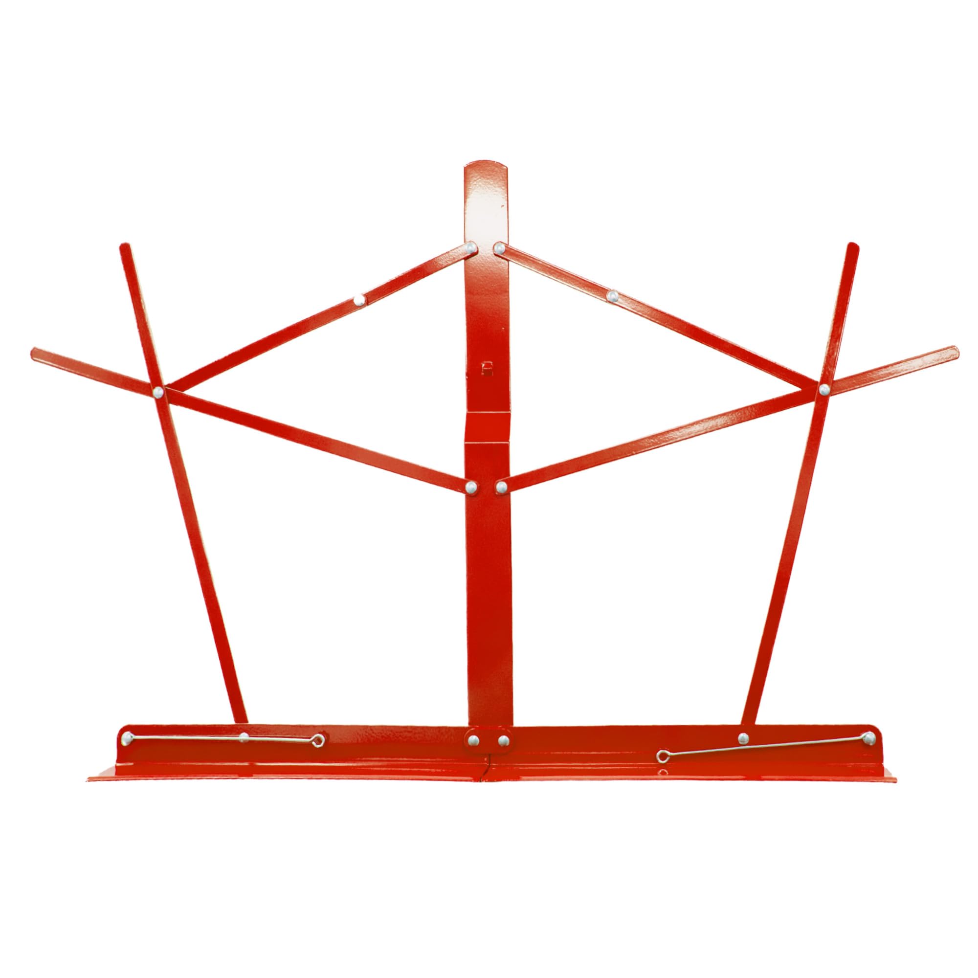 Portable Adjustable Foldable Wire Music Stand with Carrying Bag - Red - Holds 8.5