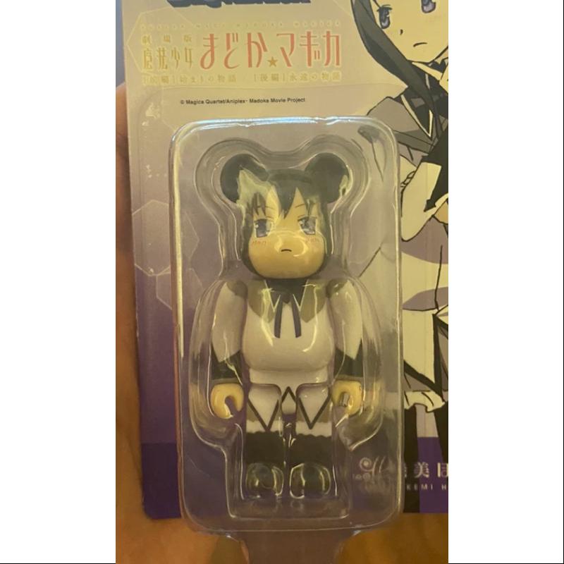 Limited Edition Medicom Be@rbrick 100% - Bearbrick PMMM Akemi Homura Collectible Figure for Anime Fans & Home Decor