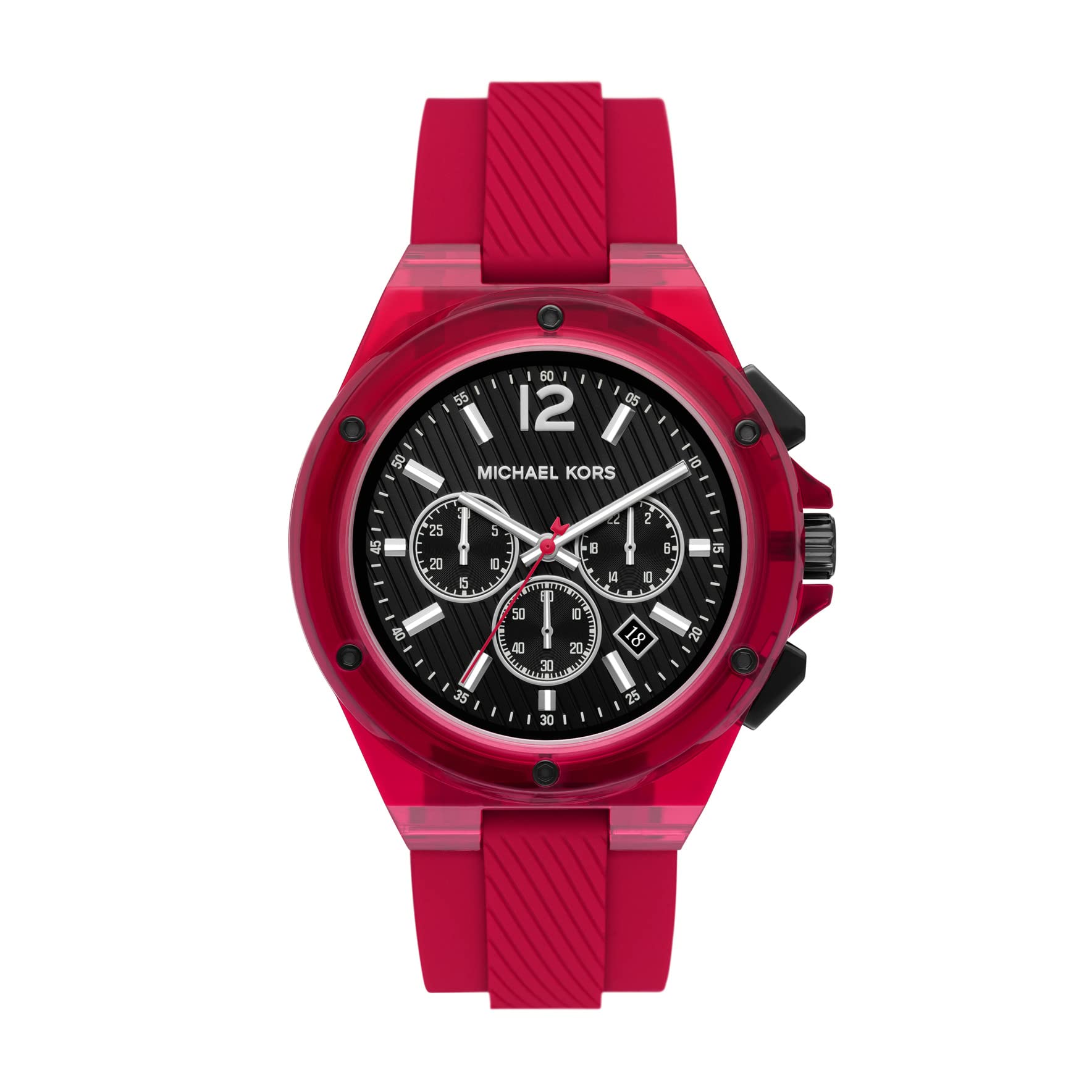 Michael Kors Lennox Chronograph Watch for Women - Stainless Steel, Rose Gold, Water Resistant - Perfect for Work, Parties & Everyday Wear