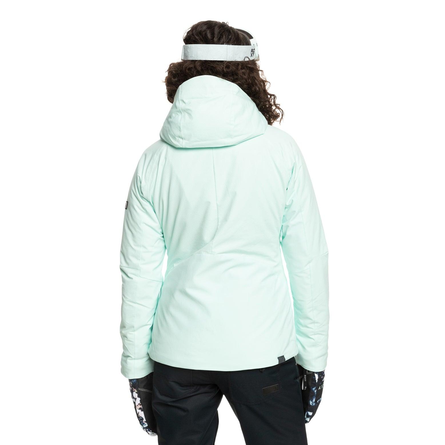 Roxy Dusk Green Water Snow Jacket - Waterproof Winter Coat for Women - Perfect for Skiing, Snowboarding & Outdoor Adventures