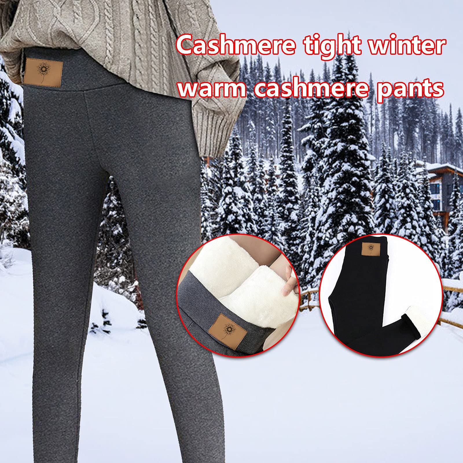 TARIENDY Women's Winter Fleece Lined Leggings - Plus Size Thermal Joggers with Sherpa Lining, Tummy Control Yoga Pants for Warmth | Perfect for Cold Weather, Workout, Lounge & Outdoor Activities