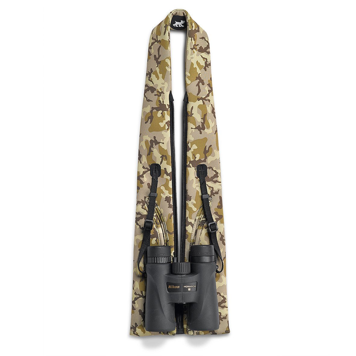 Miggo Strap and Wrap Binocular Case - Black | Waterproof Protective Cover for Hiking, Bird Watching & Outdoor Adventures