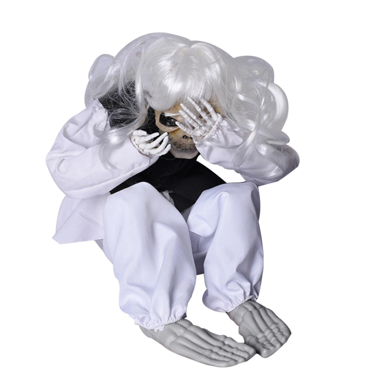 Scary Ghost Doll Toy for Halloween Decor & Party Props - Crying Girl Ghost
