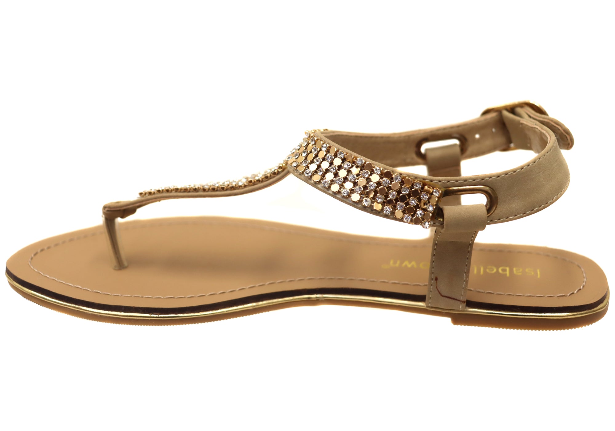 Isabella Brown Diane Women's Comfortable Sandals - Breathable Summer Walking Shoes for Beach, Travel & Casual Outfits