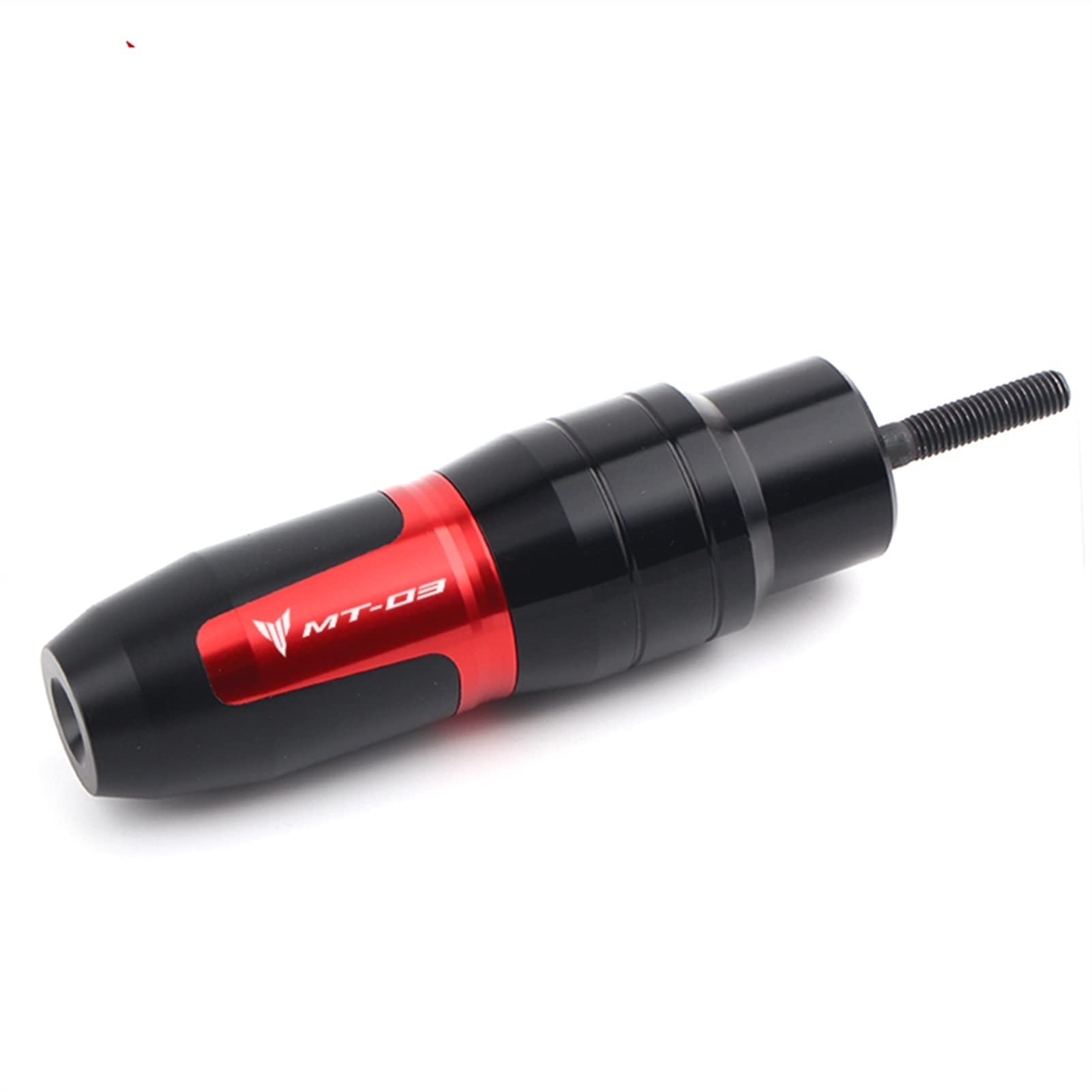 YAMAHA MT03 2010-2020 Motorcycle Frame Sliders - Crash Protection Kit with Logo, Exhaust Protector & Fairing Side Guards (Red) - Perfect for Street Riding, Commuting & Accident Prevention