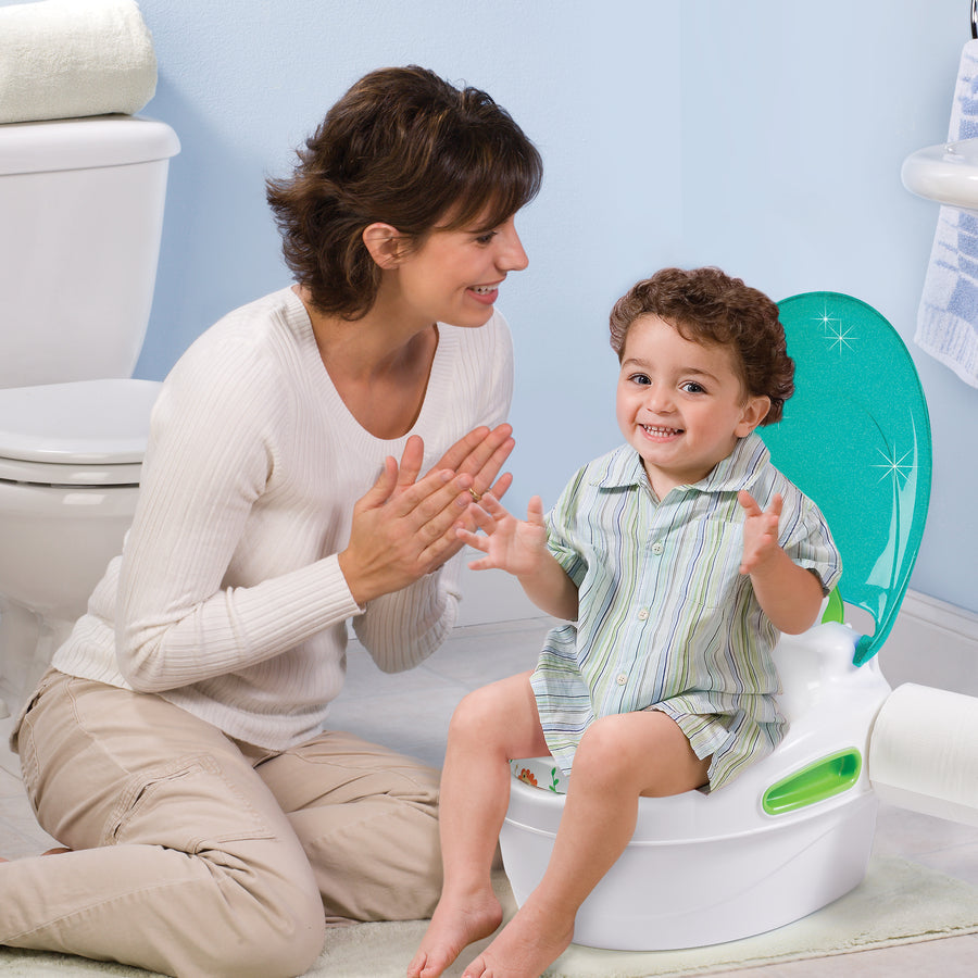 Summer Infant Step by Step Potty Training Seat - Toddler Potty Chair with Removable Splash Guard & Anti-Slip Base - Perfect for Potty Training Boys & Girls at Home or Daycare