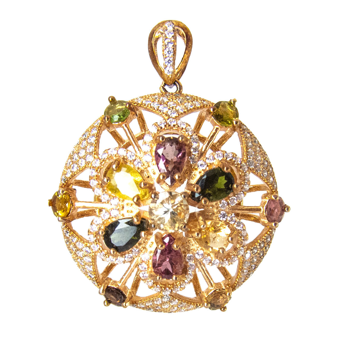 925 Sterling Silver Tourmaline Pendant Necklace for Women - Elegant Gemstone Jewelry Gift for Birthday, Anniversary & Special Occasions | Perfect for Daily Wear, Parties & Formal Events