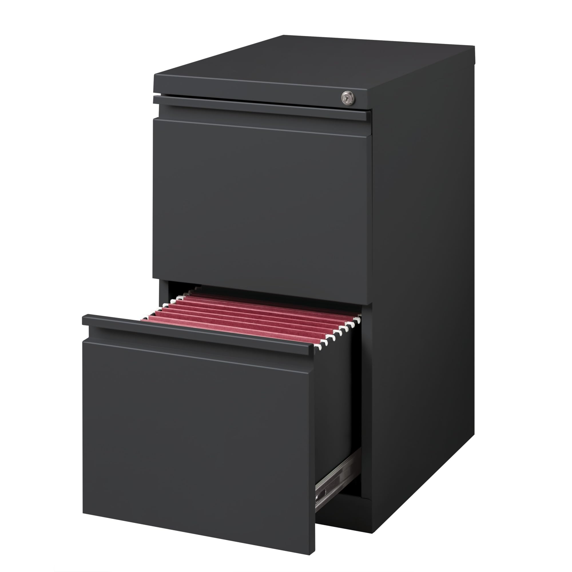 Hirsh HL10000 Series File Mobile Pedestal - Gray Office Organizer for Files & Documents | Perfect for Home & Office Workspaces