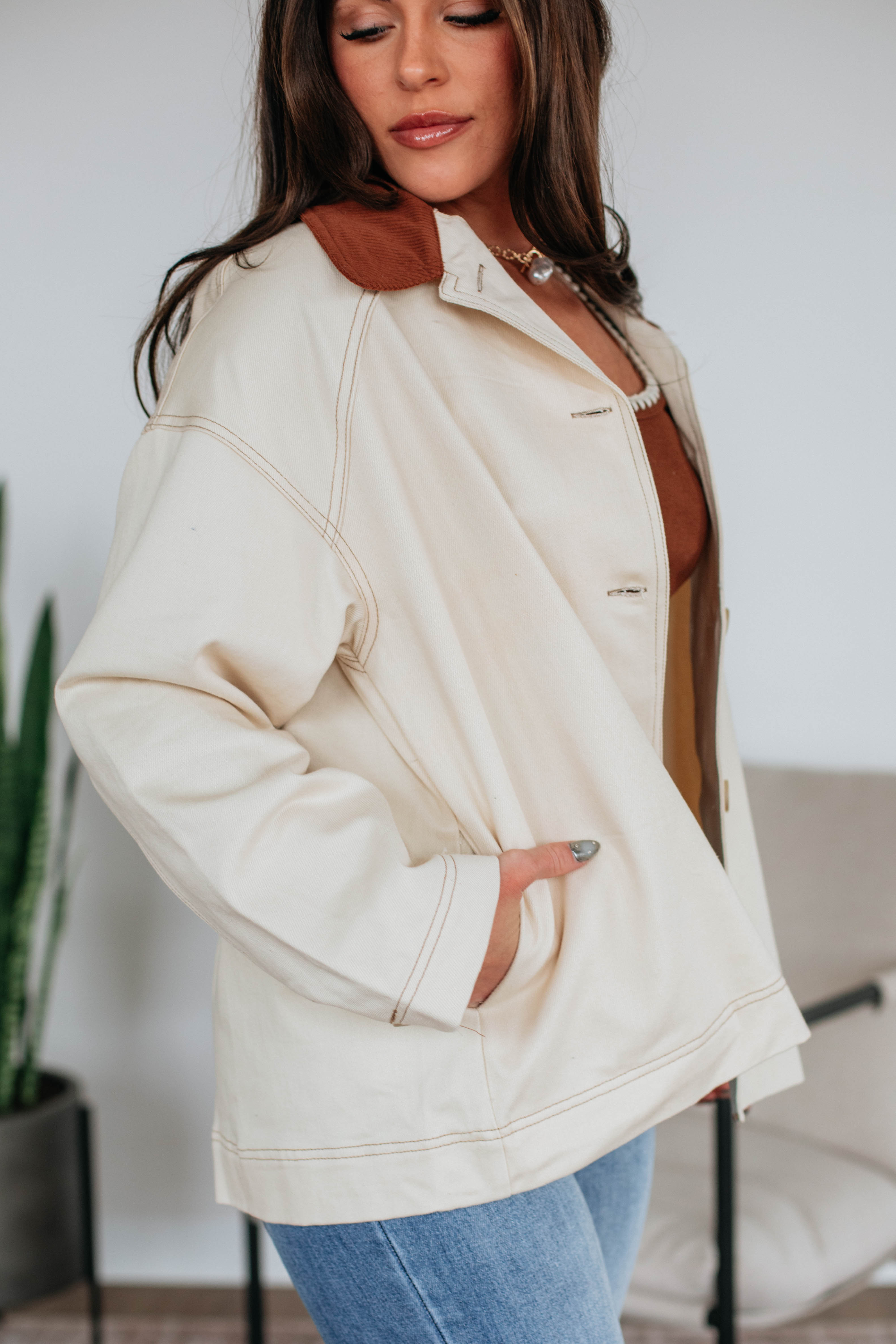 Carenza Women's Denim Jacket - Stylish & Comfortable Lightweight Denim Coat for Casual Outfits | Perfect for Spring, Fall & Everyday Wear