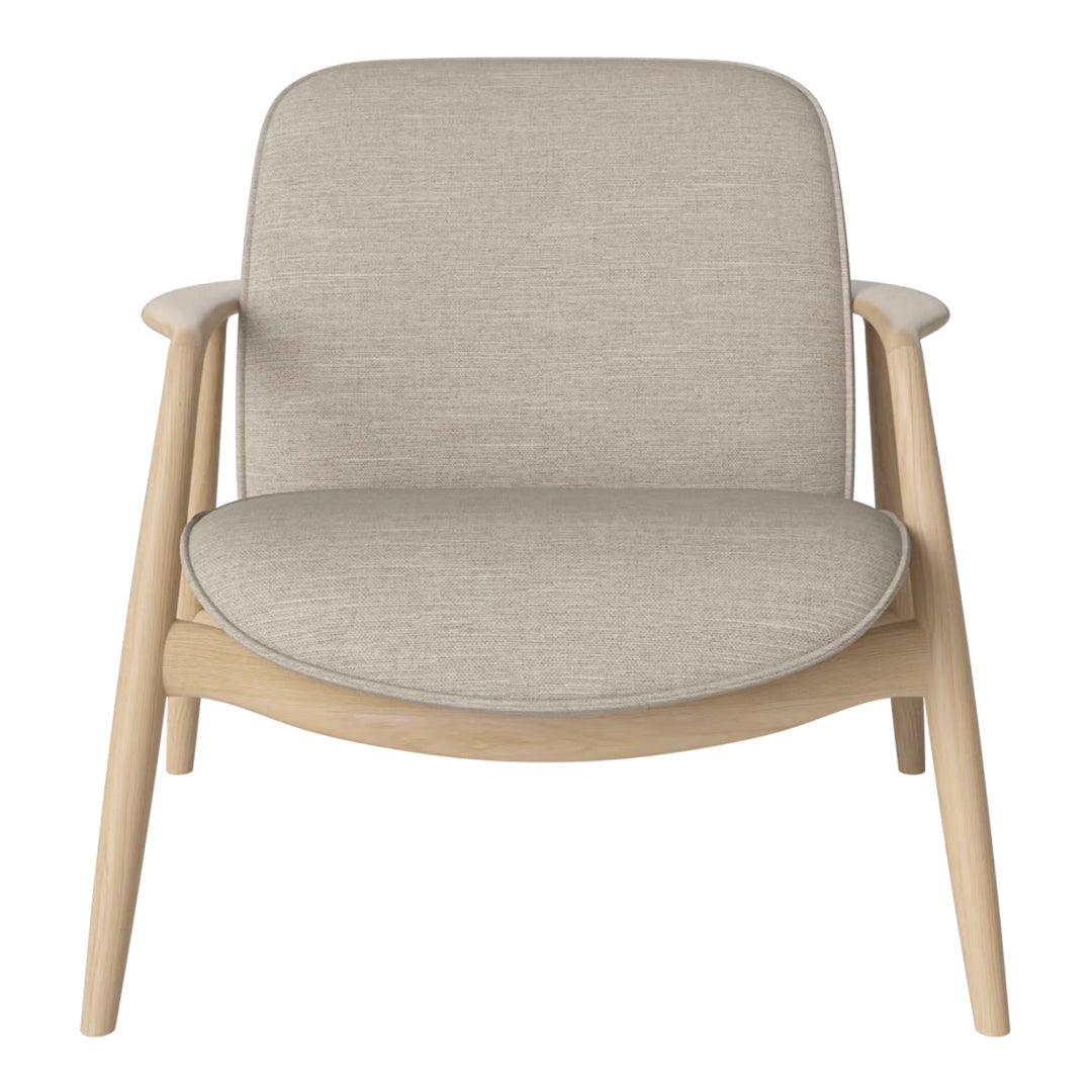 Bowie Lounge Chair - Modern Accent Chair for Living Room, Bedroom & Office - Comfortable Mid-Century Style Reading Chair with Sturdy Wooden Legs