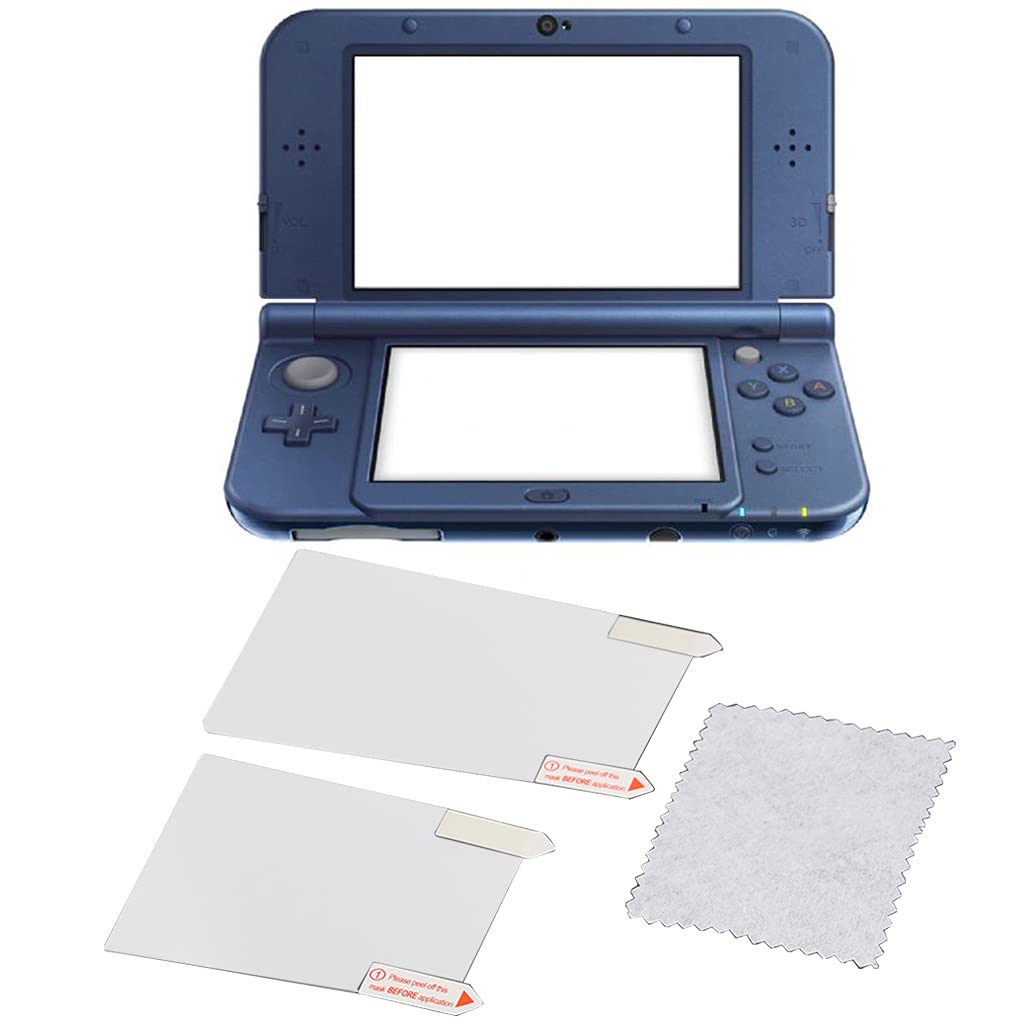 Premium LCD Screen Protector for New Nintendo 3DS XL/LL - Anti-Scratch, Bubble-Free, HD Clear Film - Top & Bottom Screen Protection for Gaming, Travel & Everyday Use