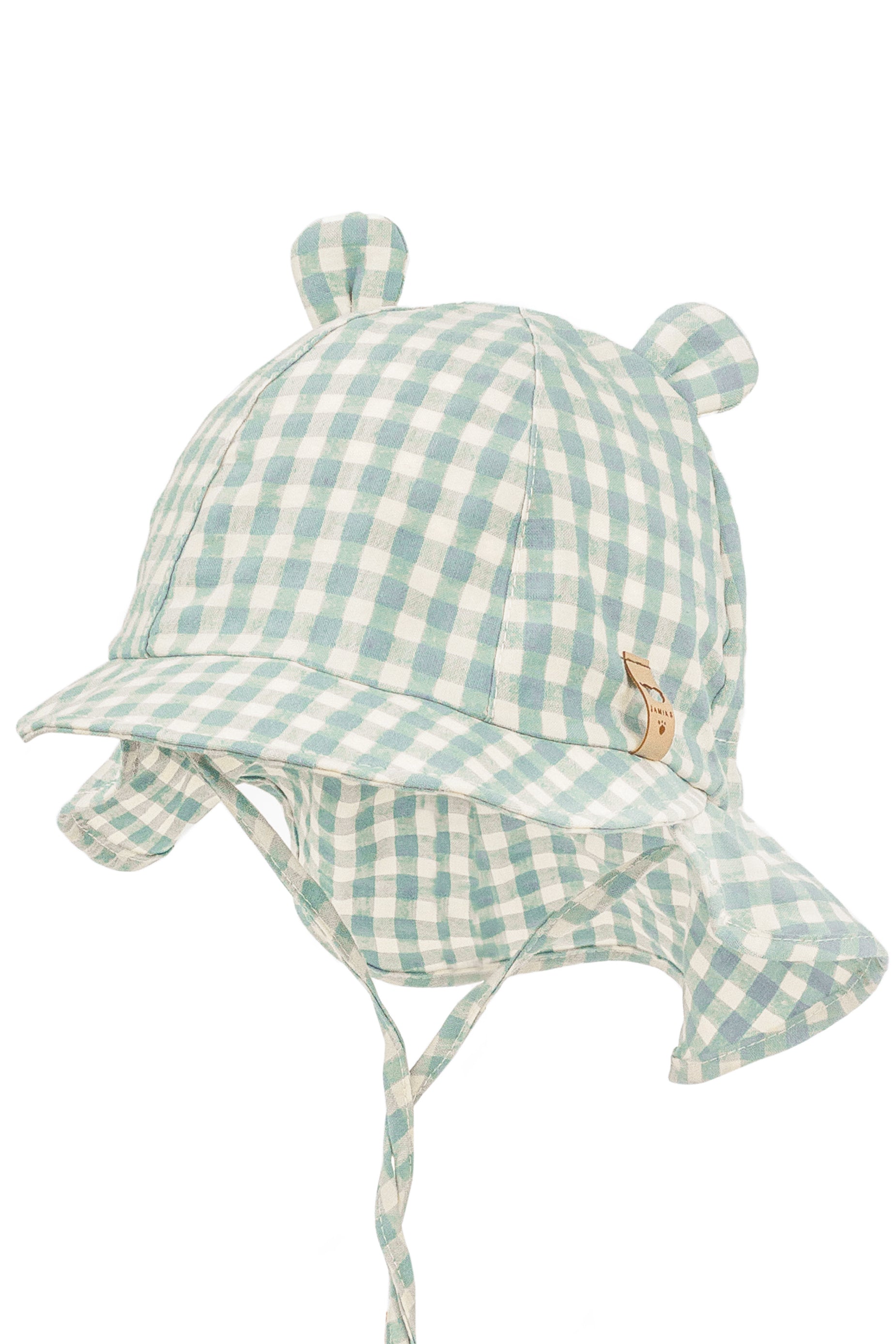 Stylish Wilder Gingham Sun Hat for Women - UPF 50+ UV Protection Wide Brim Beach Hat for Summer Outdoor Activities, Gardening, and Vacation Travel