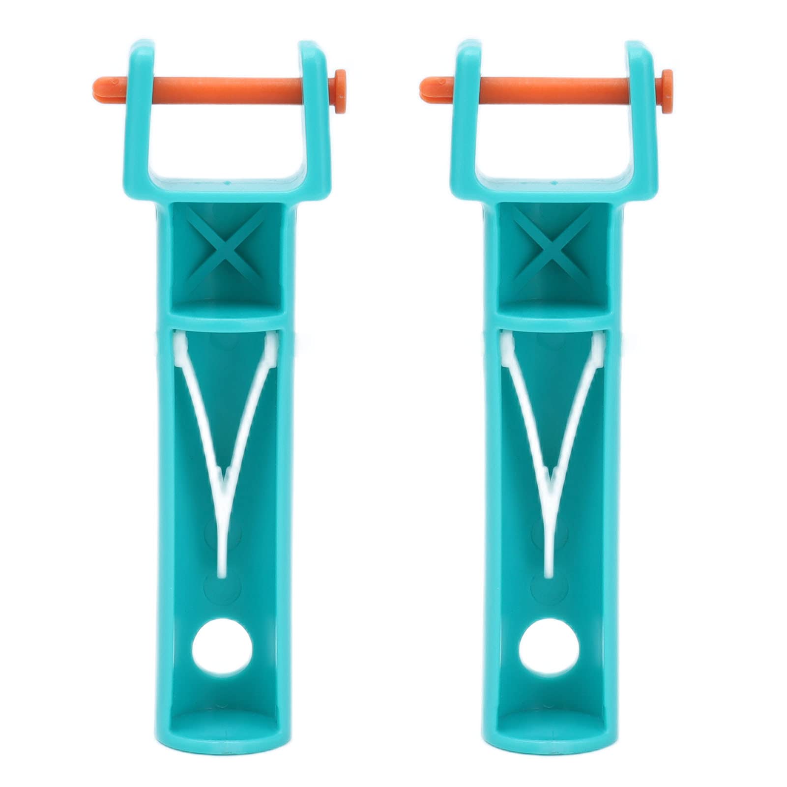 Wobythan 2-Pack V-Shaped Pool Brush Head Replacement - Heavy Duty Swimming Pool Cleaning Tool for In-Ground & Above Ground Pools - Perfect for Tile, Walls, and Floor Cleaning