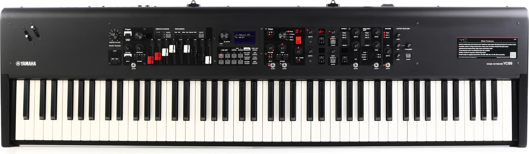 Yamaha YC73 73-Key Stage Keyboard with Organ Focus - Premium Performance for Live Shows, Studio Recording & Professional Musicians