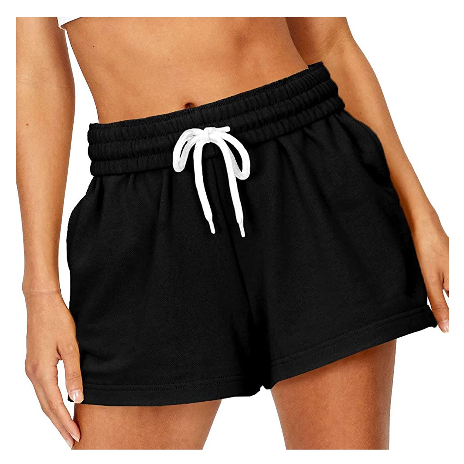 Women's Silky Gym Shorts - Breathable Running, Yoga & Workout Athletic Shorts with Pockets | Perfect for Summer Sports, Biking & Active Lifestyle