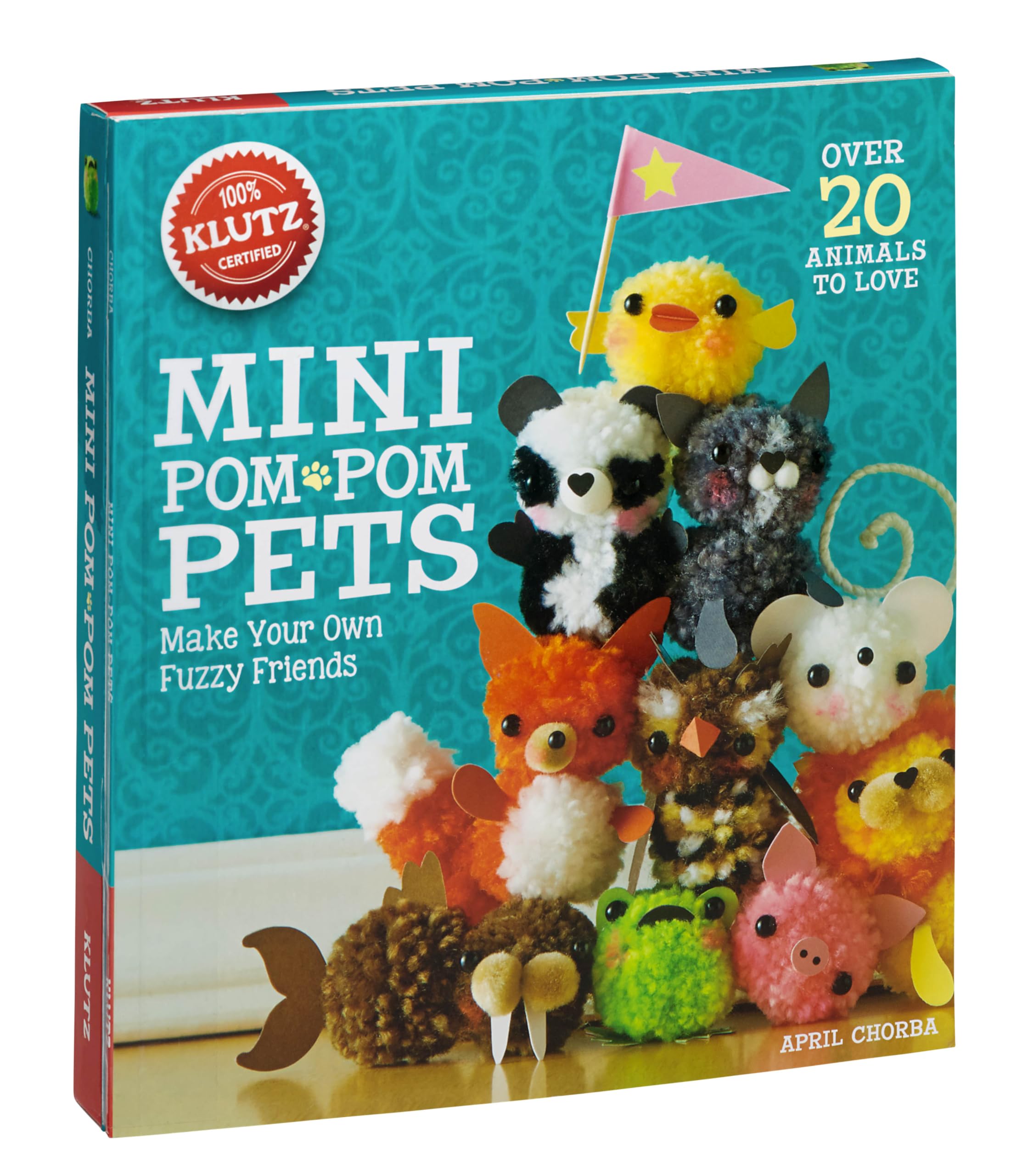 Klutz Mini Pom-Pom Pets Kit - DIY Craft for Kids Fun Activity