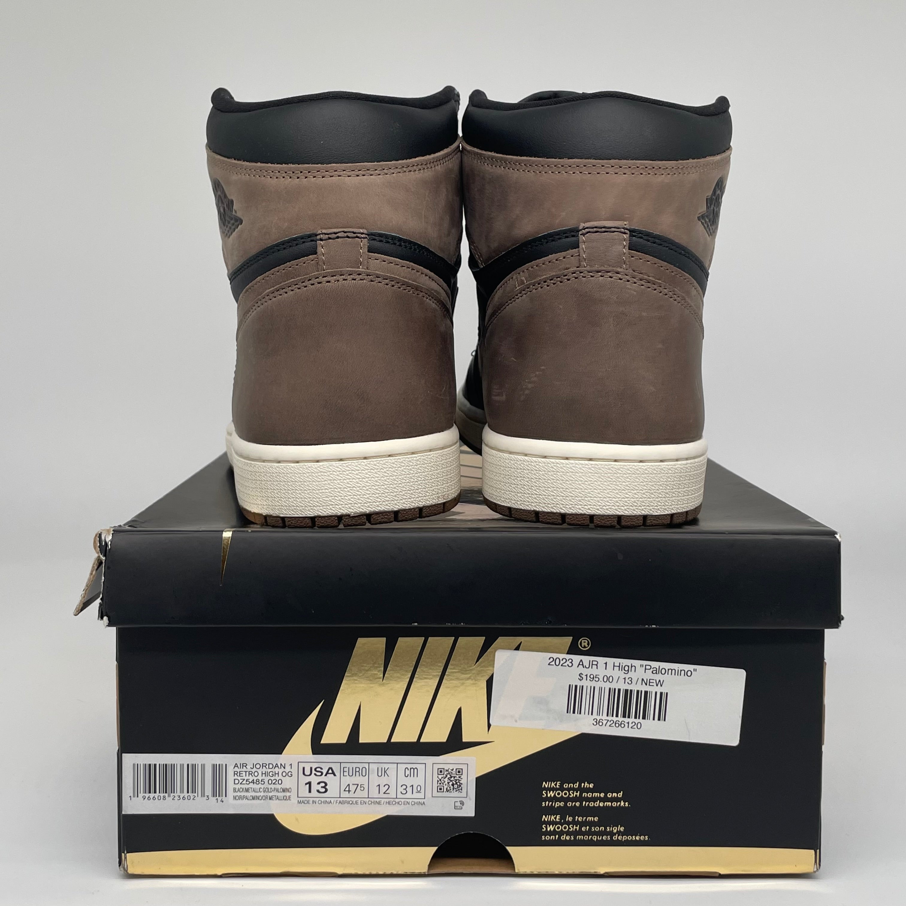 Original Air Jordan 1 Palomino Men's Basketball Shoes - Size 13 (DZ5485-020) for Sneaker Collectors & Streetwear Fashion