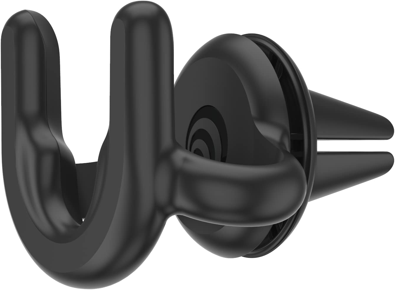 PopSockets Phone Grip with Wallet & Car Vent Mount - Black | Secure Phone Holder for Driving, Hands-Free Use & Easy Access to Cards