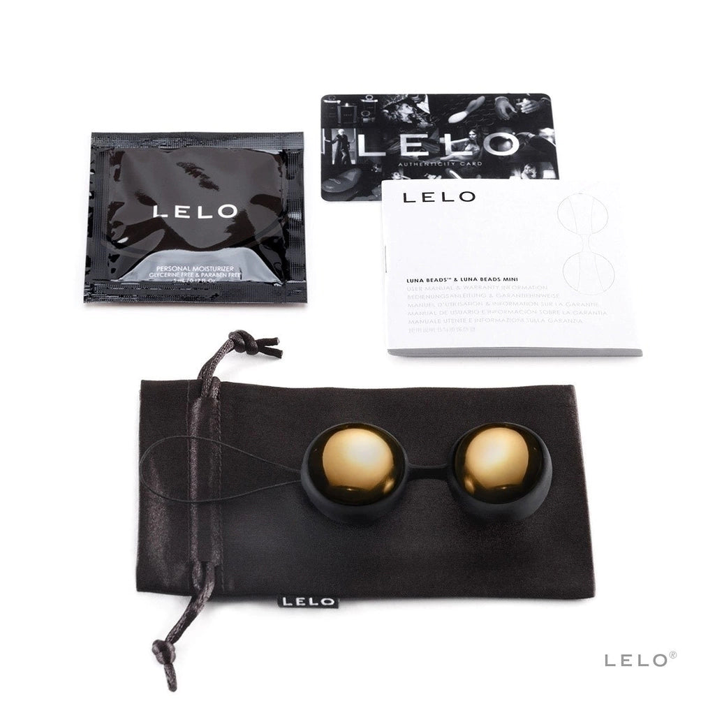 Premium 20K Gold Kegel Lelo Beads for Women - Pelvic Floor Exerciser & Intimate Wellness - Perfect for Postpartum Recovery & Strength Training