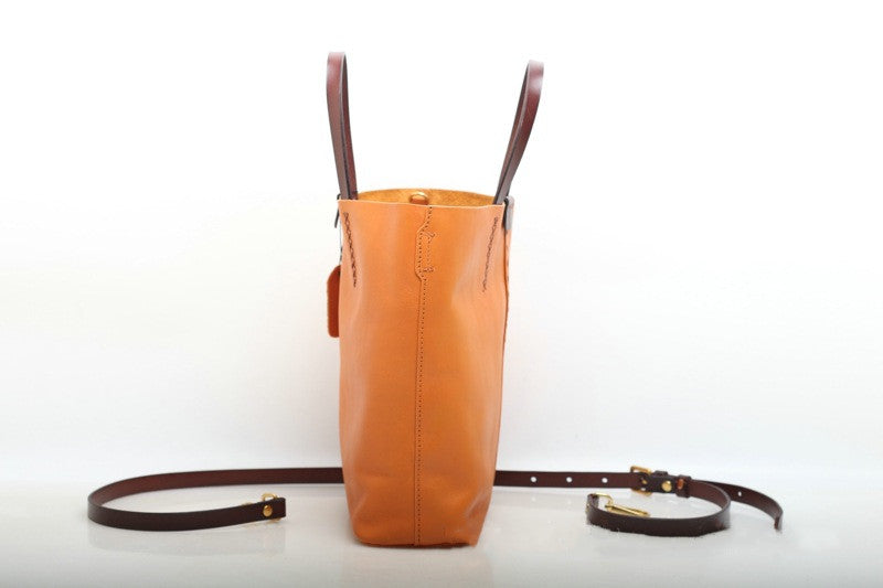 Stylish Multifunctional Handmade Leather Handbag for Women - Perfect for Work, Travel, and Everyday Use