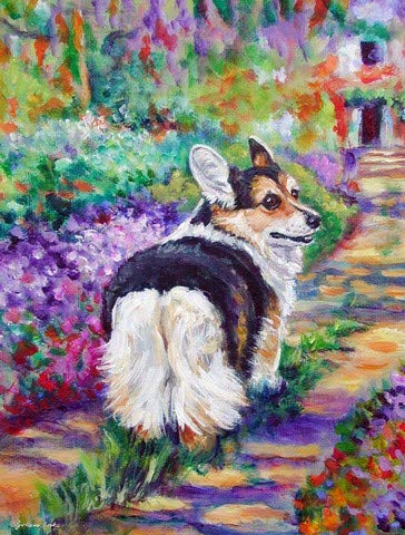 Corgi Garden Path Flag - Durable Outdoor Decorative Flag for Gardens, Lawns & Patios - Perfect for Seasonal Decor & Pet Lovers