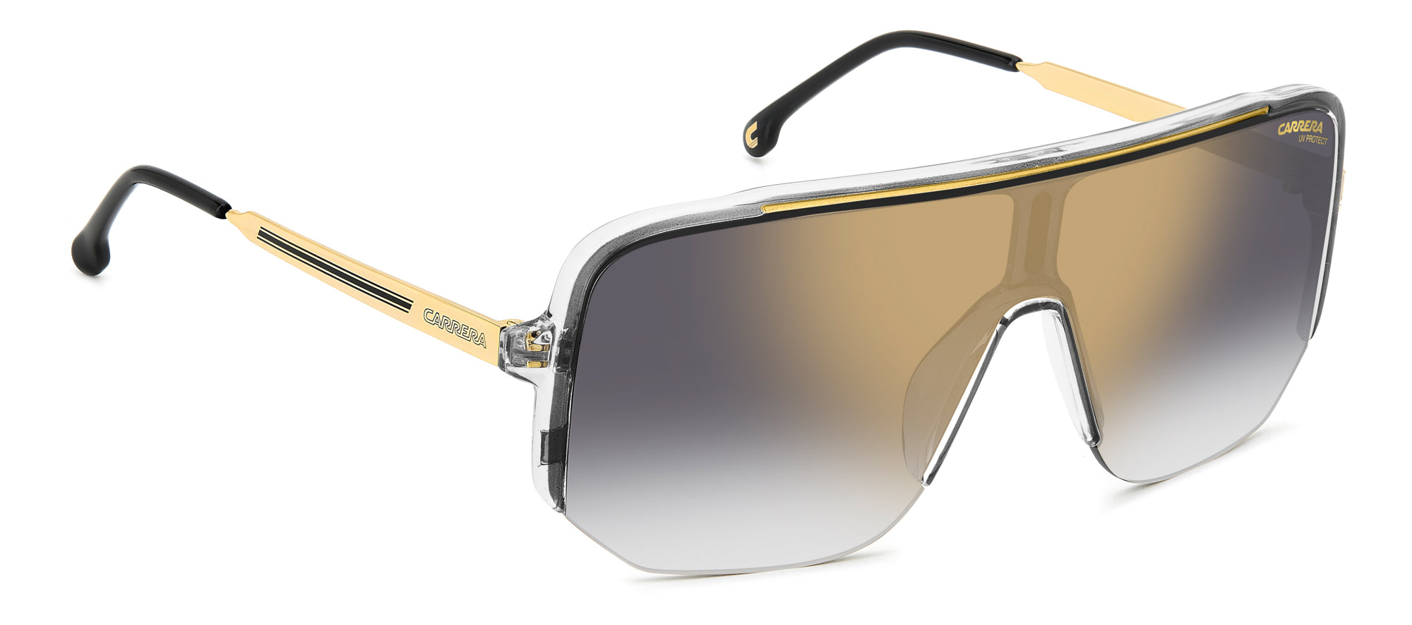 Carrera 1060 S Sunglasses - Polarized UV Protection Sports Sunglasses for Men & Women - Perfect for Running, Cycling, and Outdoor Activities