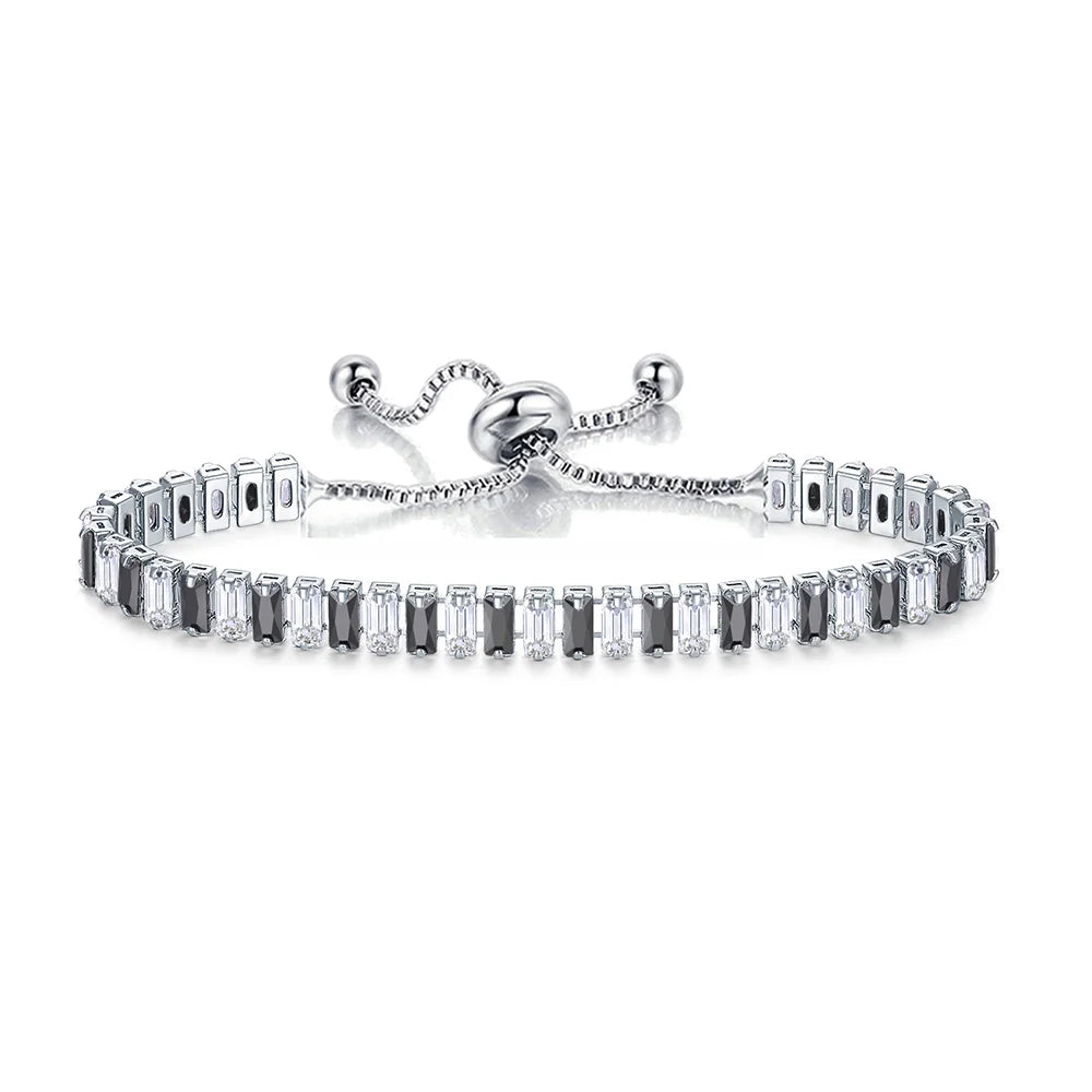 Premium Crystal Tennis Bracelet - Elegant & Sparkling Jewelry for Women | Perfect for Weddings, Parties & Special Occasions