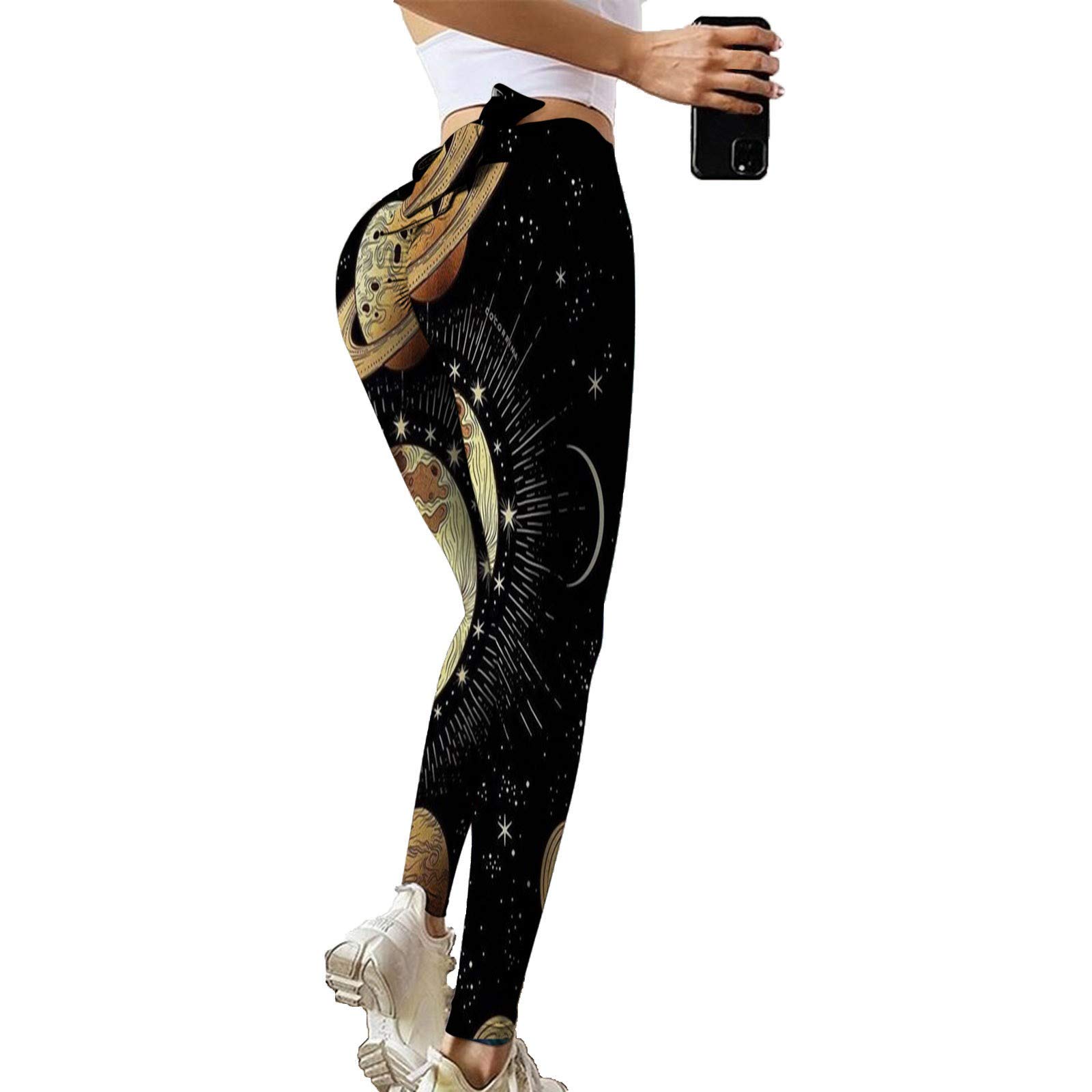 Sinifer High Waisted Yoga Pants for Women - Tummy Control Workout Leggings with Ruched Booty Design | Perfect for Yoga, Gym, Running & Casual Wear