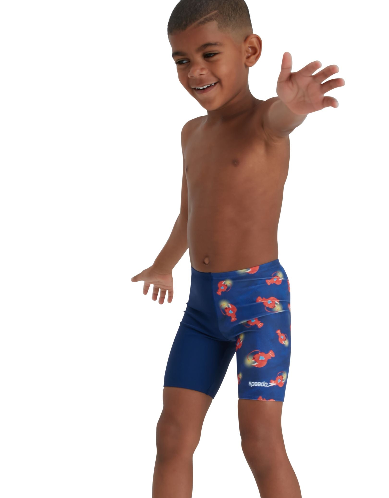 **Boys' Digital Print Allover Jammer Pajama Set - Navy Blue | Soft & Comfortable Sleepwear for Kids, Perfect for Bedtime & Lounging**