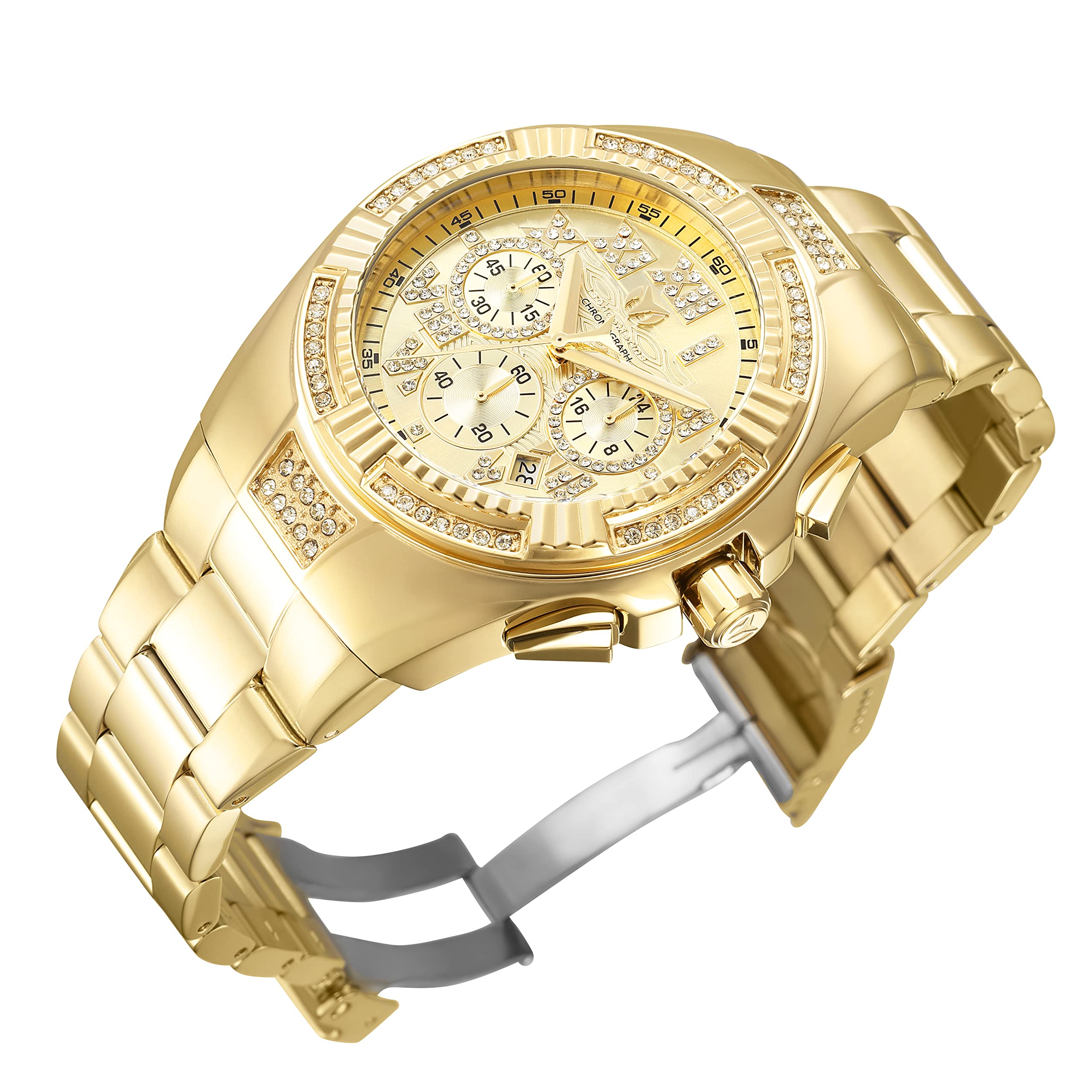 Technomarine Men's Cruise Glitz TM-121078 Quartz Watch - Luxury Waterproof Stainless Steel Watch for Men - Perfect for Diving, Swimming & Formal Occasions