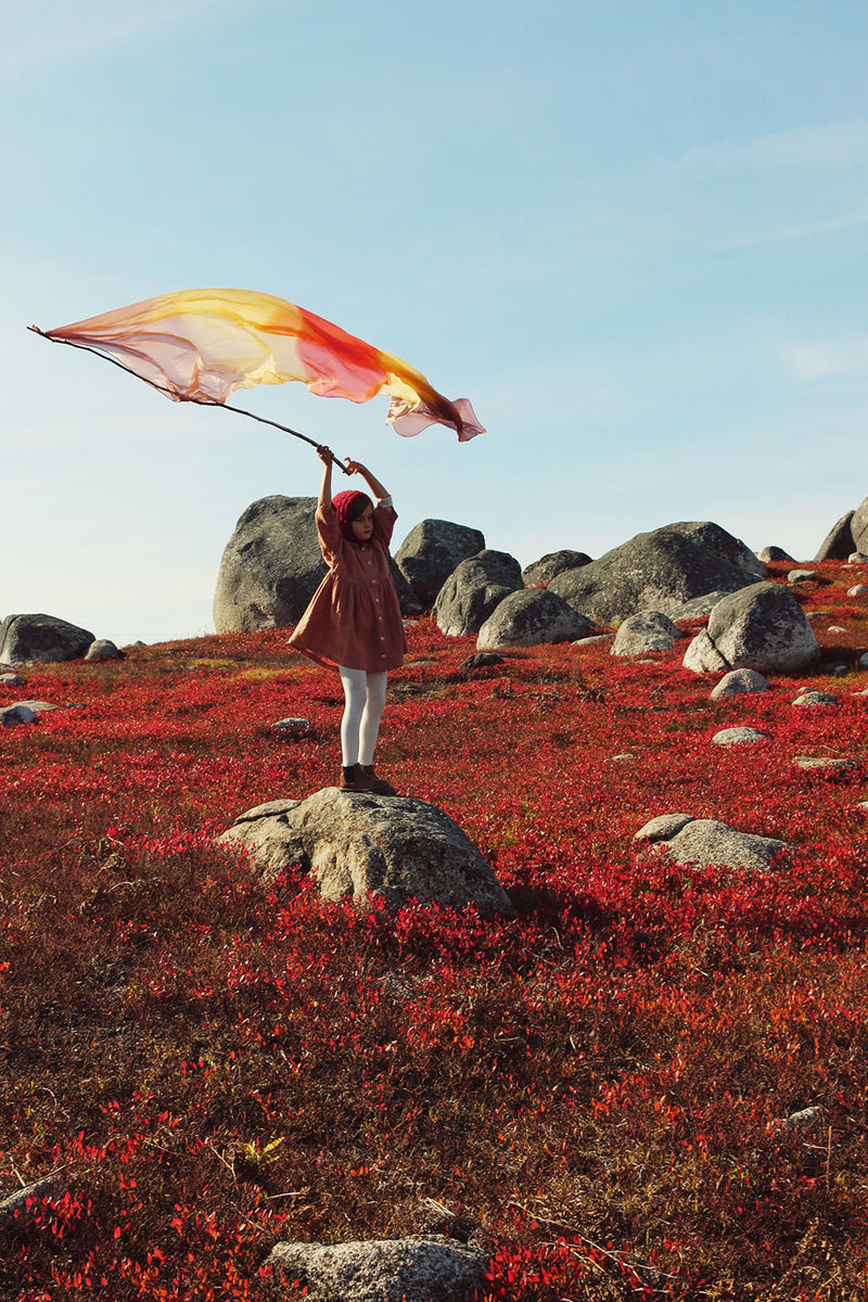 Sarah's Silks Giant Earth Play Silks - Premium Dye-Free Play Scarves for Kids, Perfect for Imaginative Play, Dress-Up, and Outdoor Activities