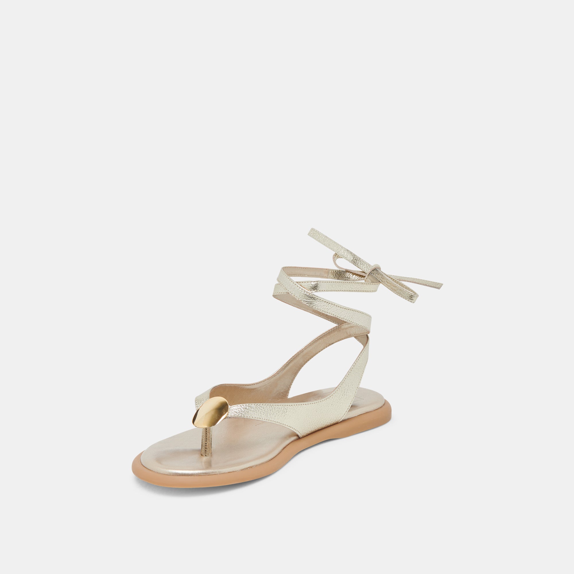 Judy Light Gold Leather Sandals for Women - Comfortable & Stylish Summer Casual Shoes - Perfect for Beach, Vacation, and Everyday Wear