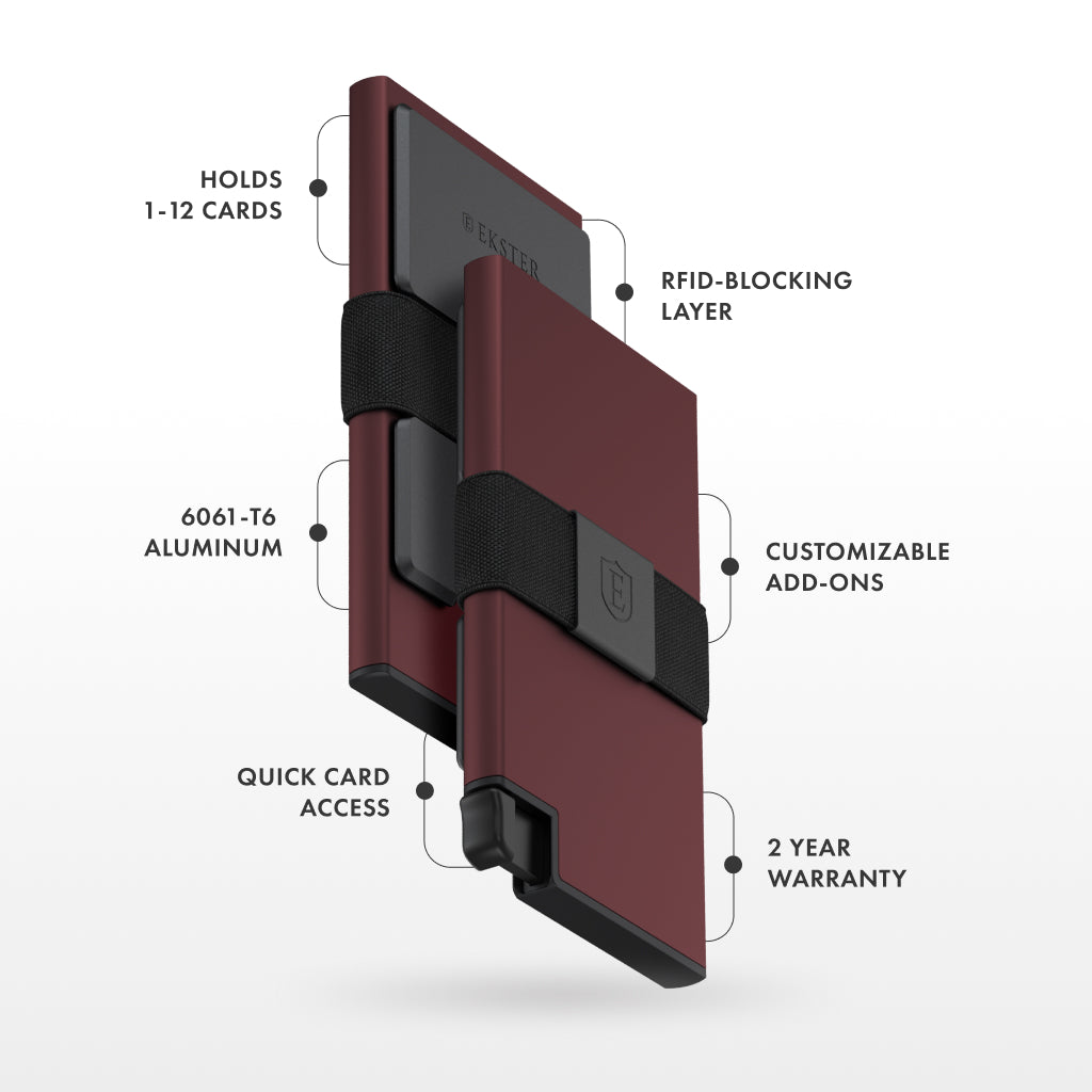 Ekster RFID Blocking Slim Wallet - Premium Leather Card Holder for Men & Women - Perfect for Travel, Business & Everyday Use