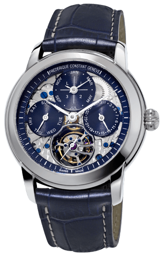 Frederique Constant Perpetual Calendar Tourbillon Automatic Men's Watch FC-975N4H6 - Luxury Swiss Timepiece for Business, Formal Events & Watch Collectors