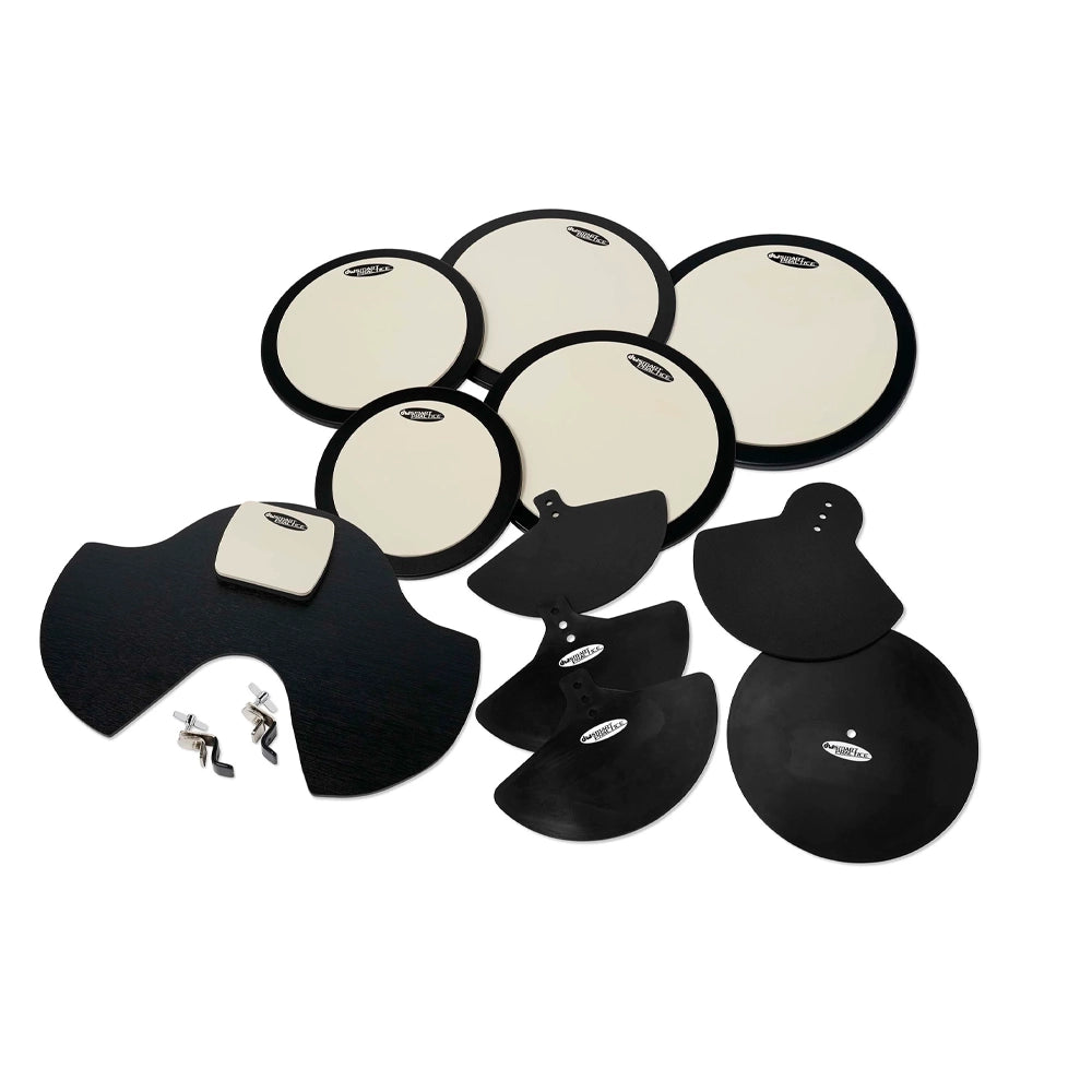 DW Drum Workshop Complete Deadhead Pad Set - Professional Drum Practice Pads for Quiet Training, Perfect for Home, Studio & Live Performance