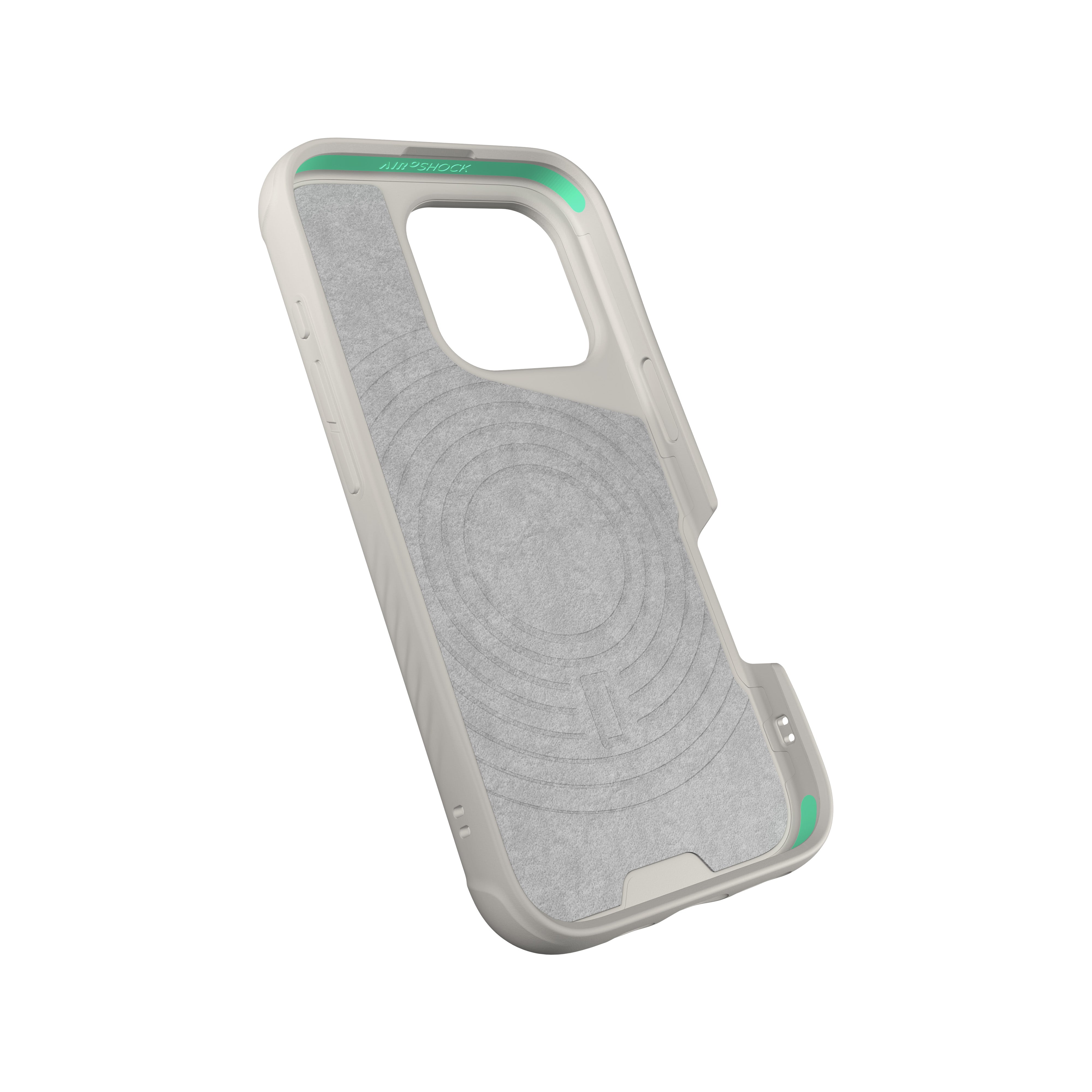 MagSafe Compatible Stone Phone Case for iPhone 15/14/13 - Durable Protective Cover with Magnetic Alignment - Perfect for Work, Travel & Outdoor Activities