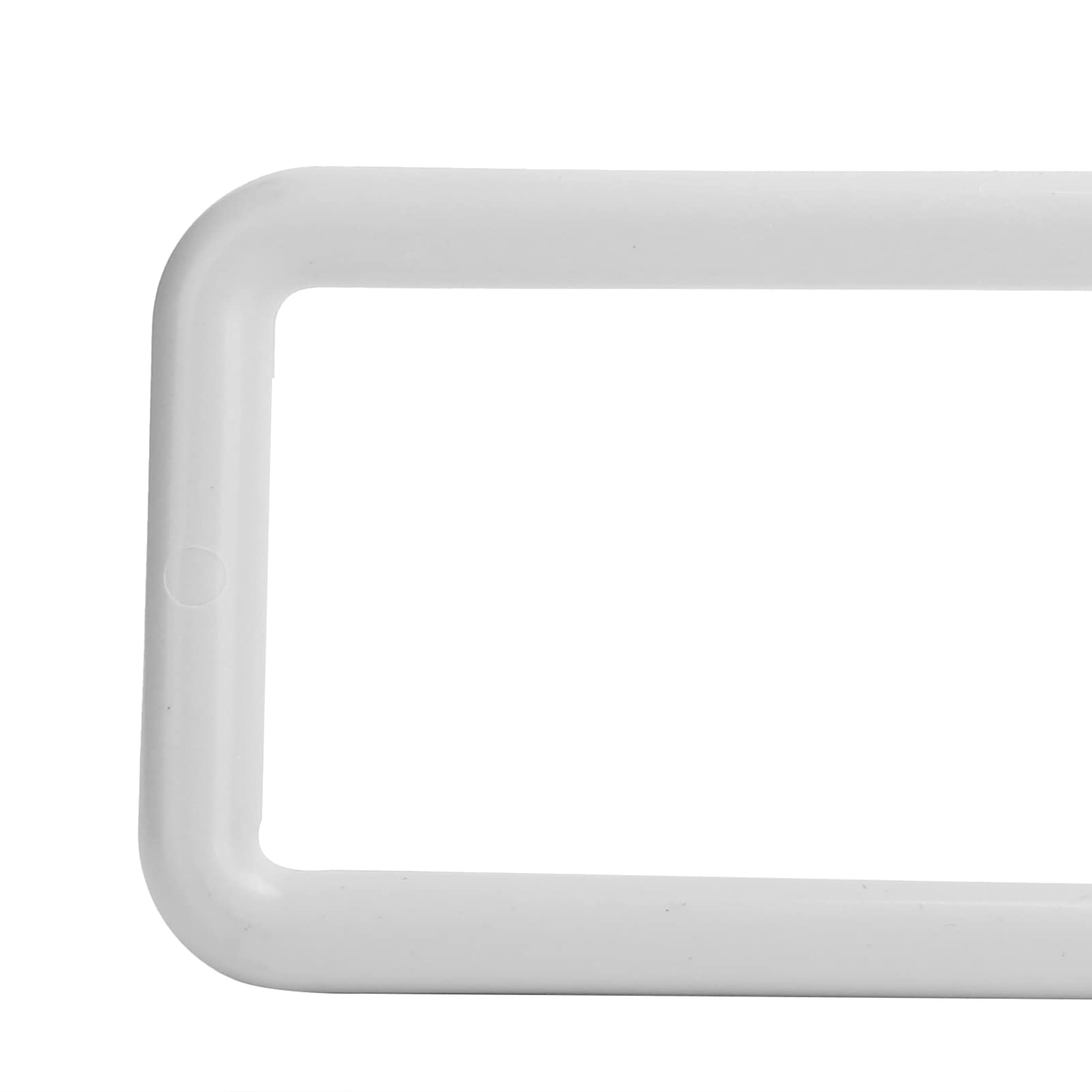 Self-Adhesive Paper Towel Holder - No Drill Bathroom & Hotel Toilet Paper Roll Holder - 180° Adjustable PP Mount - 28.5cm White - Perfect for Public Restrooms, RVs & Small Spaces